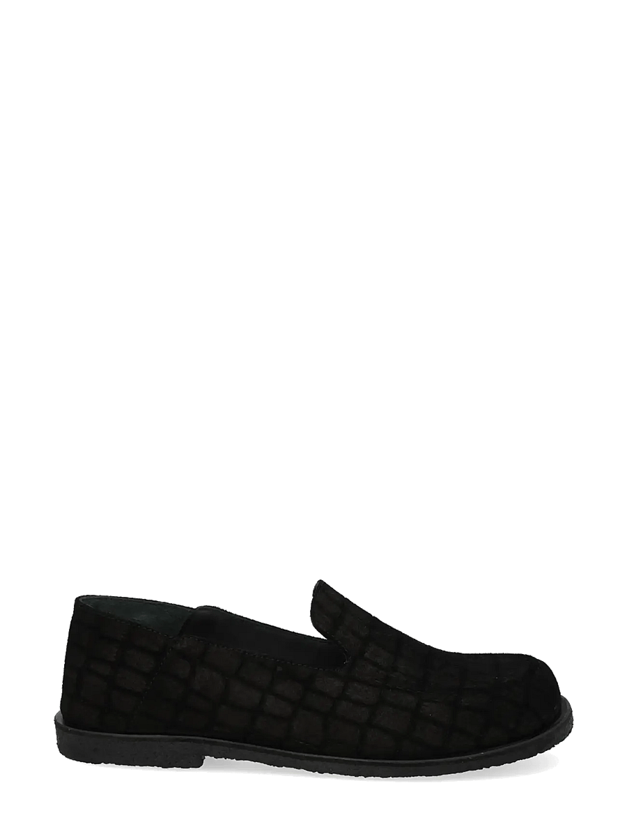ANGULUS - Loafer - modetrends - 4721 black croco suede - 1
