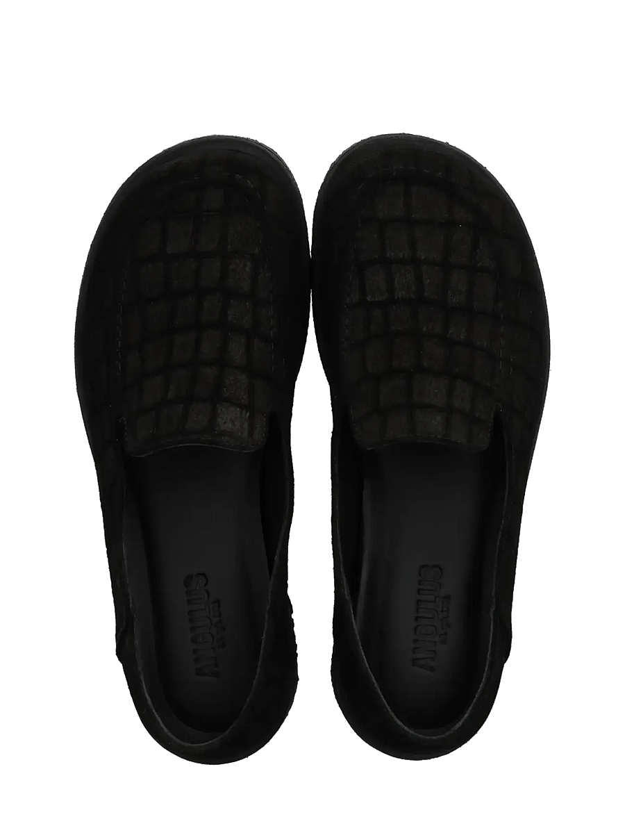 ANGULUS - Loafer - modetrends - 4721 black croco suede - 3