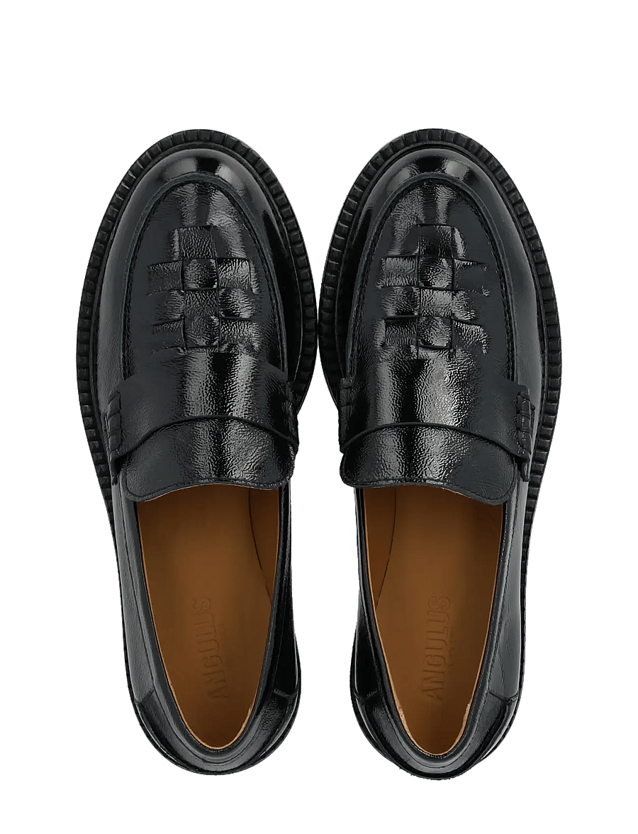 ANGULUS - Loafer - mokassiinid - 1310 black - 3