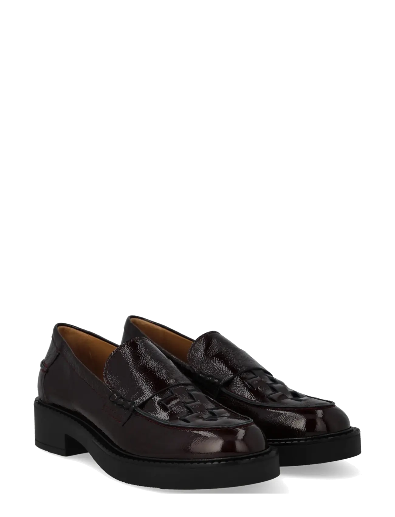 ANGULUS Loafer, 39, Schuhe, Burgunderrot - Flat Loafers, Frauen