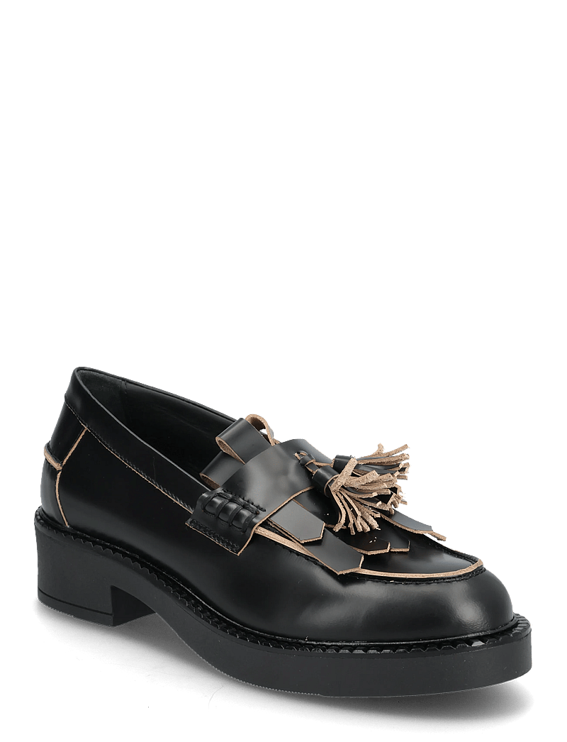 ANGULUS - Loafer - speciella tillfällen - 2968 black/light brown backsid - 0