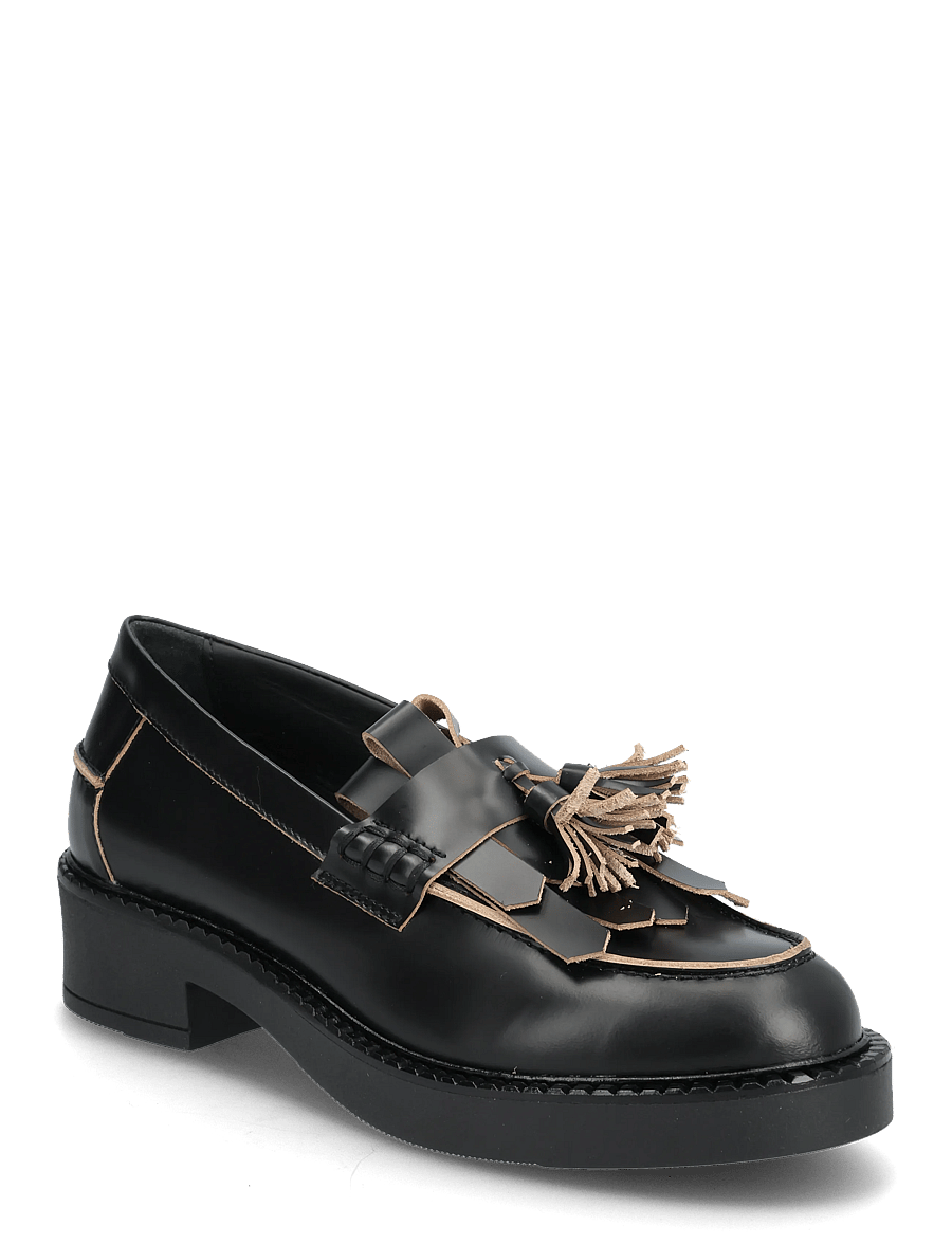 ANGULUS - Loafer - modetrender - 2968 black/light brown backsid - 0