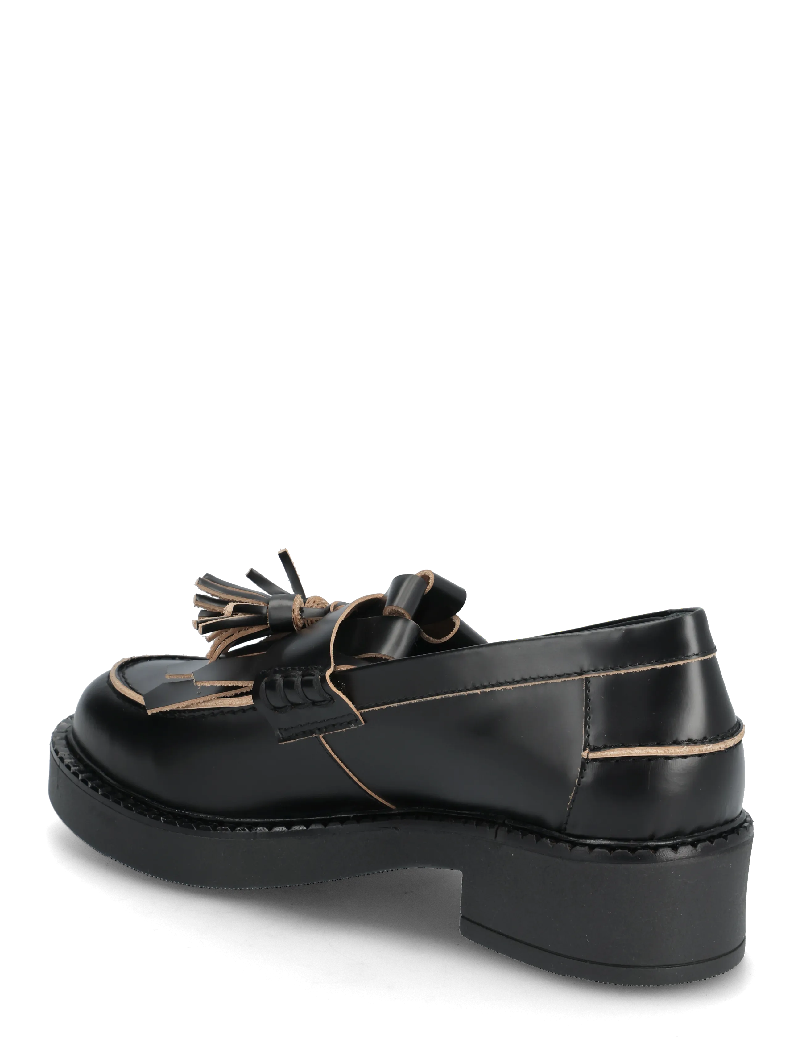 ANGULUS - Loafer - schuhe - 2968 black/light brown backsid - 2