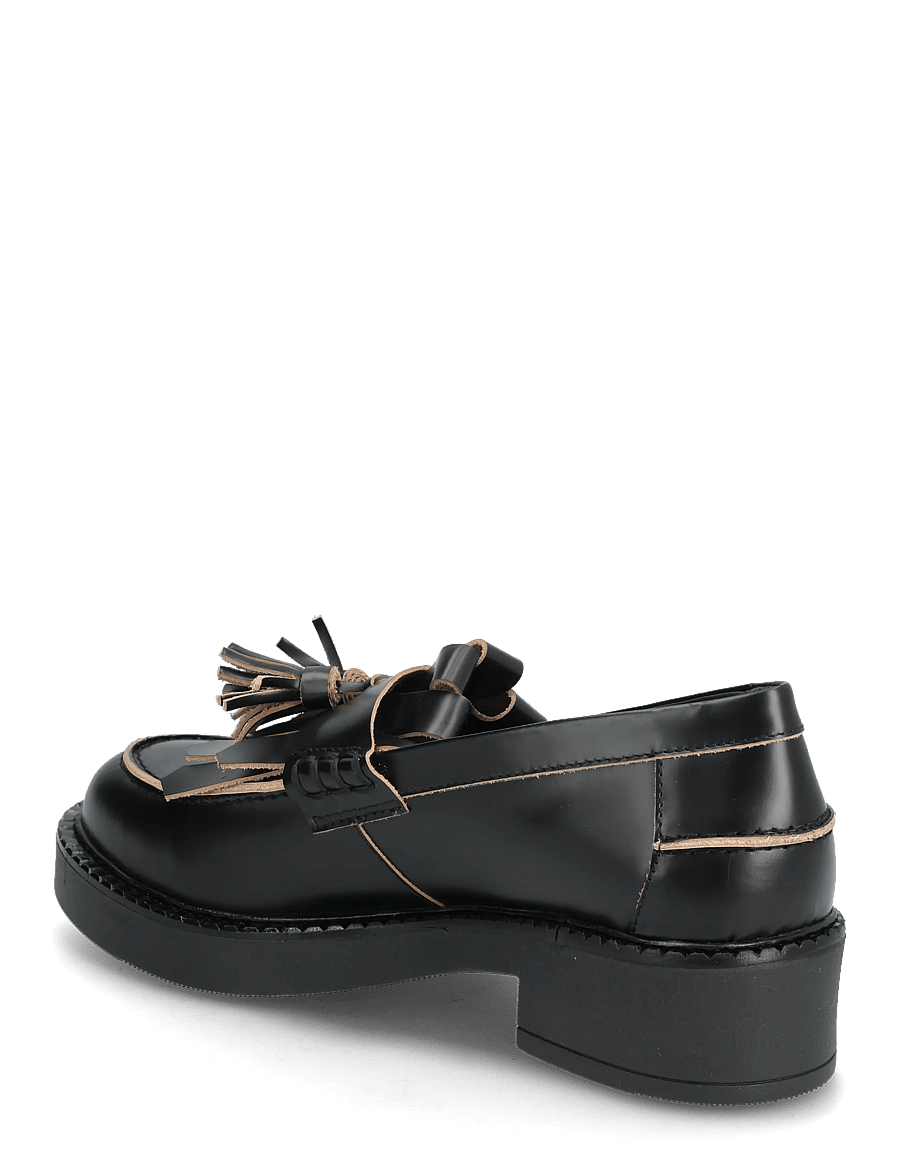 ANGULUS - Loafer - modetrender - 2968 black/light brown backsid - 2
