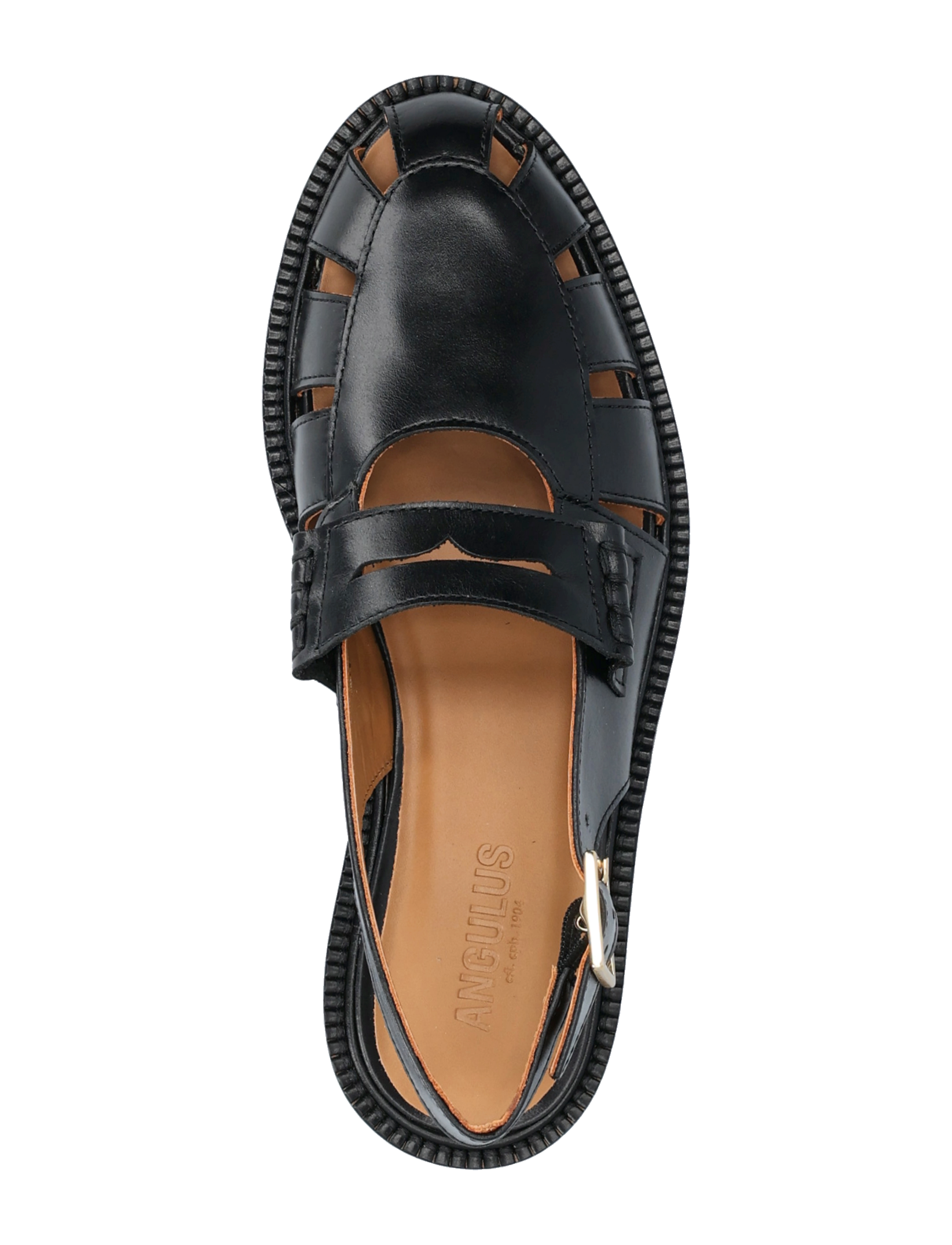 ANGULUS - Loafer - flade sandaler - 1835 black - 4