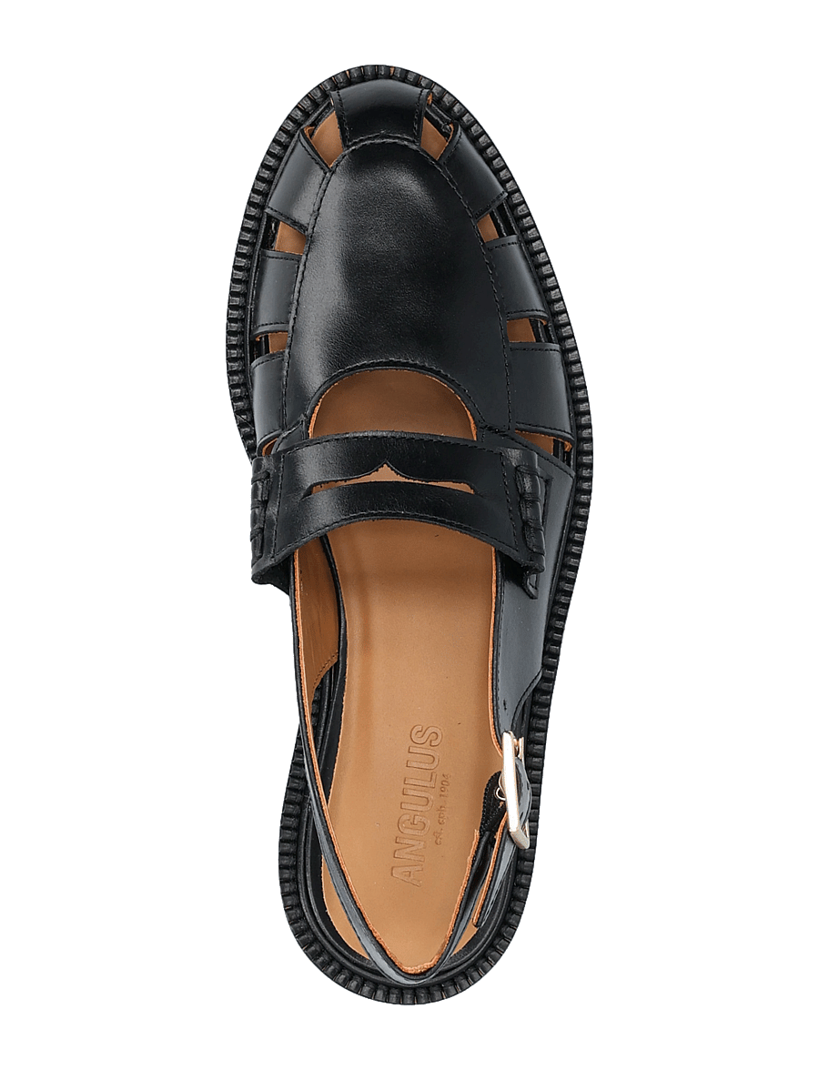 ANGULUS - Loafer - flade sandaler - 1835 black - 4