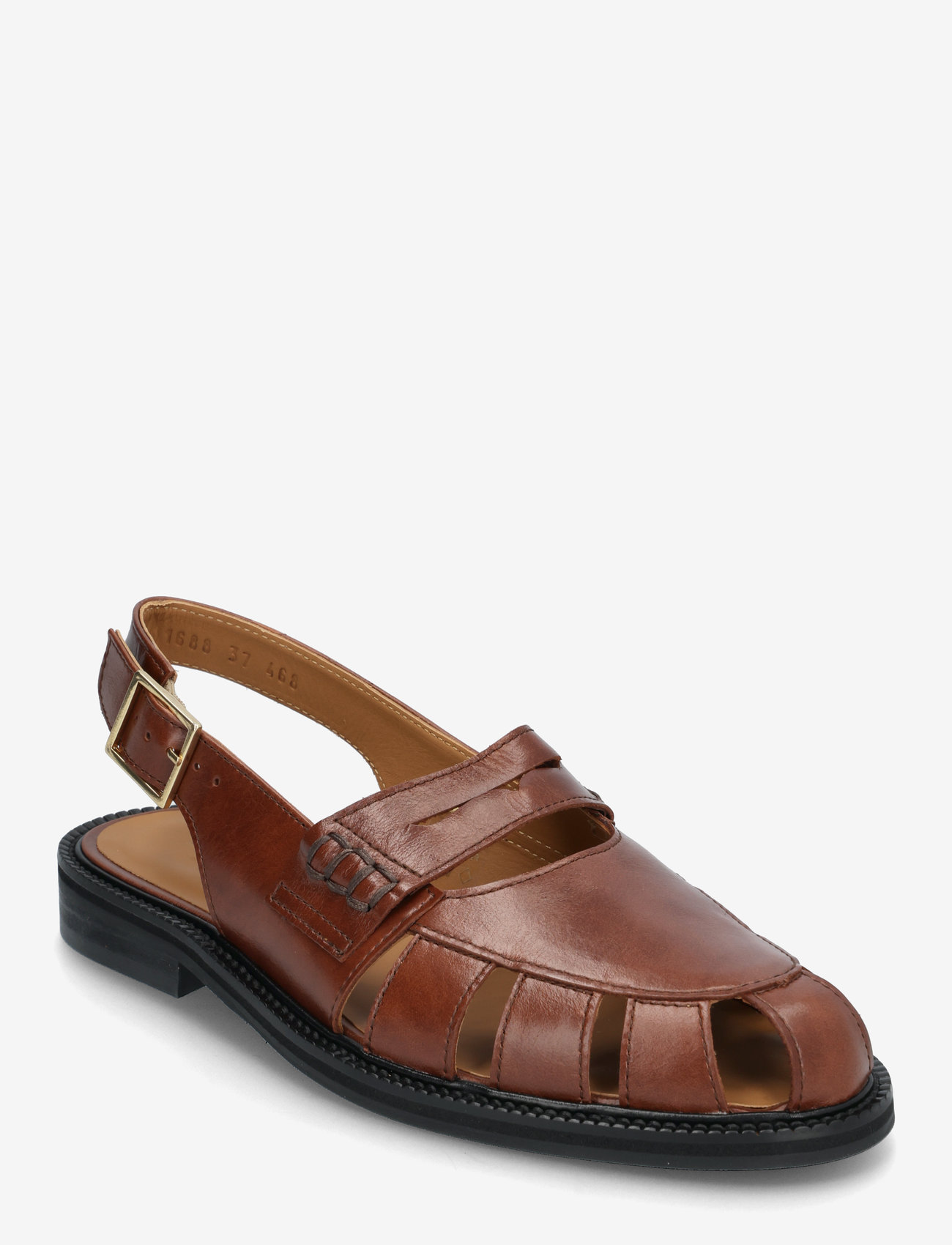 ANGULUS - Loafer - flache sandalen - 1837 brown - 1