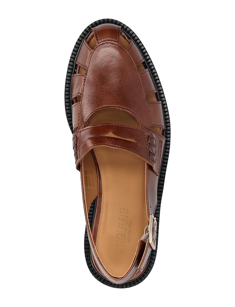 ANGULUS - Loafer - flade sandaler - 1837 brown - 4
