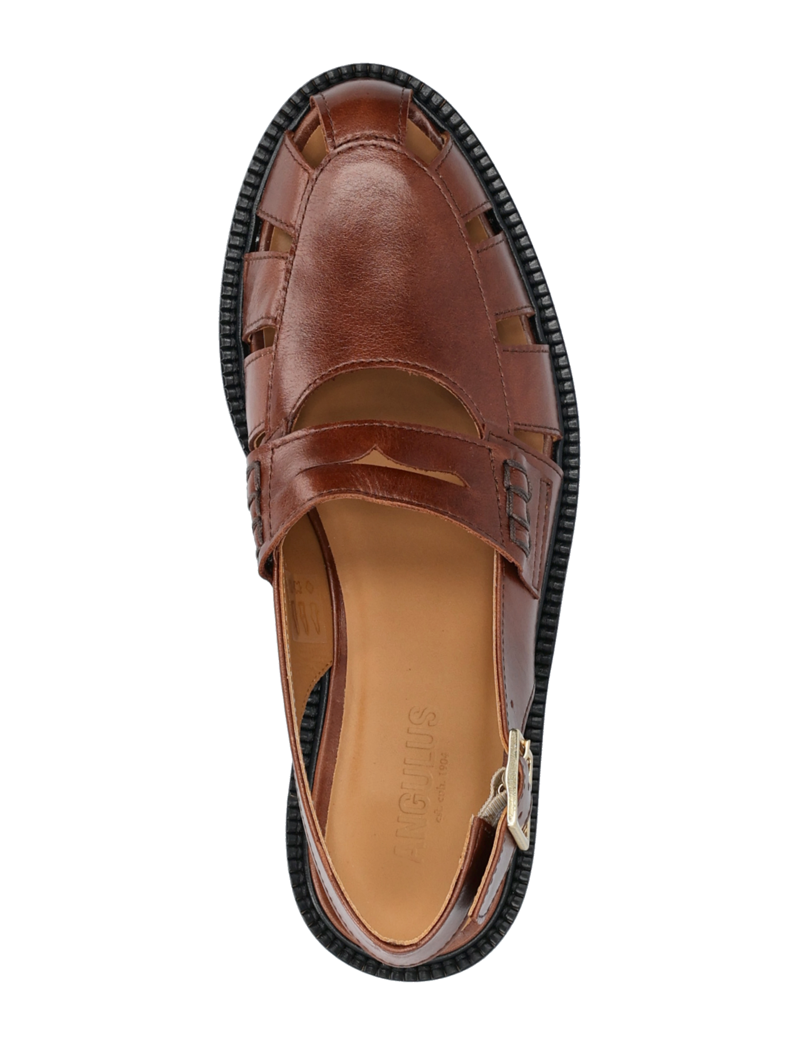 ANGULUS - Loafer - flade sandaler - 1837 brown - 4