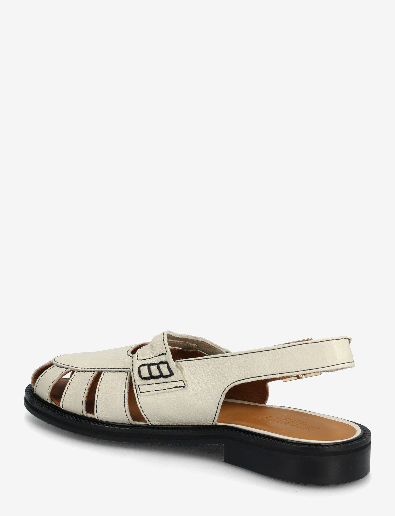 ANGULUS - Loafer - flade sandaler - 4636 oatmilk - 2