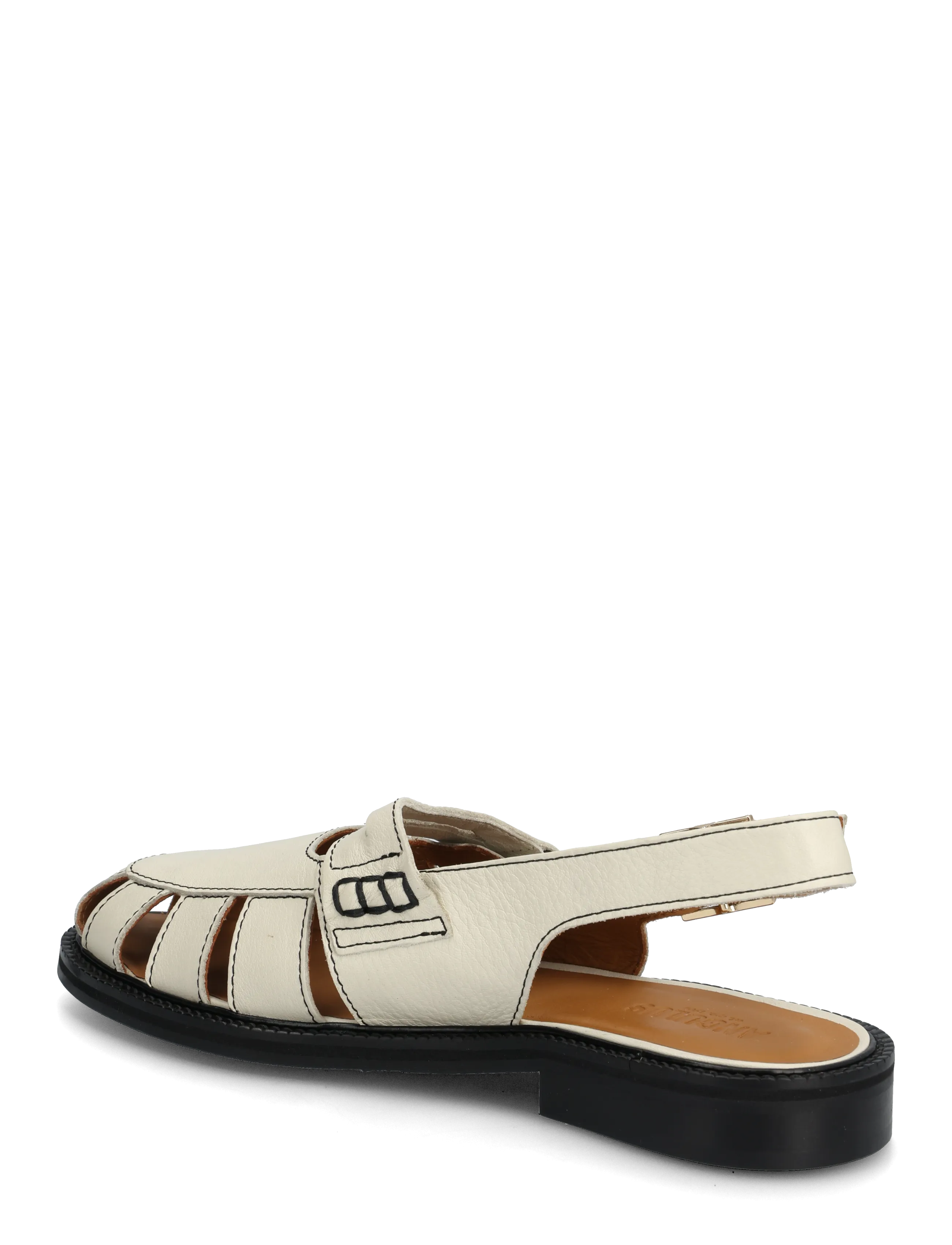 ANGULUS - Loafer - kontsata sandaalid - 4636 oatmilk - 2