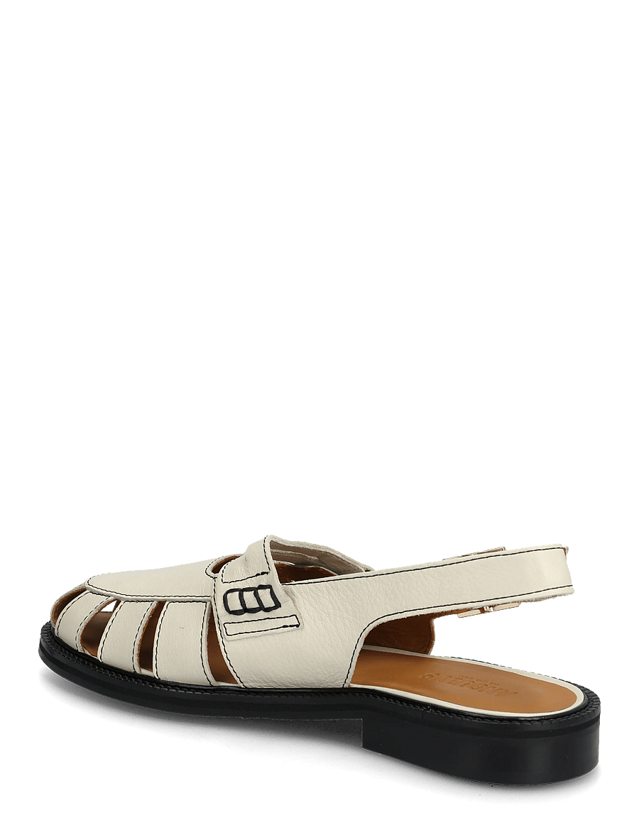 ANGULUS - Loafer - kontsata sandaalid - 4636 oatmilk - 2