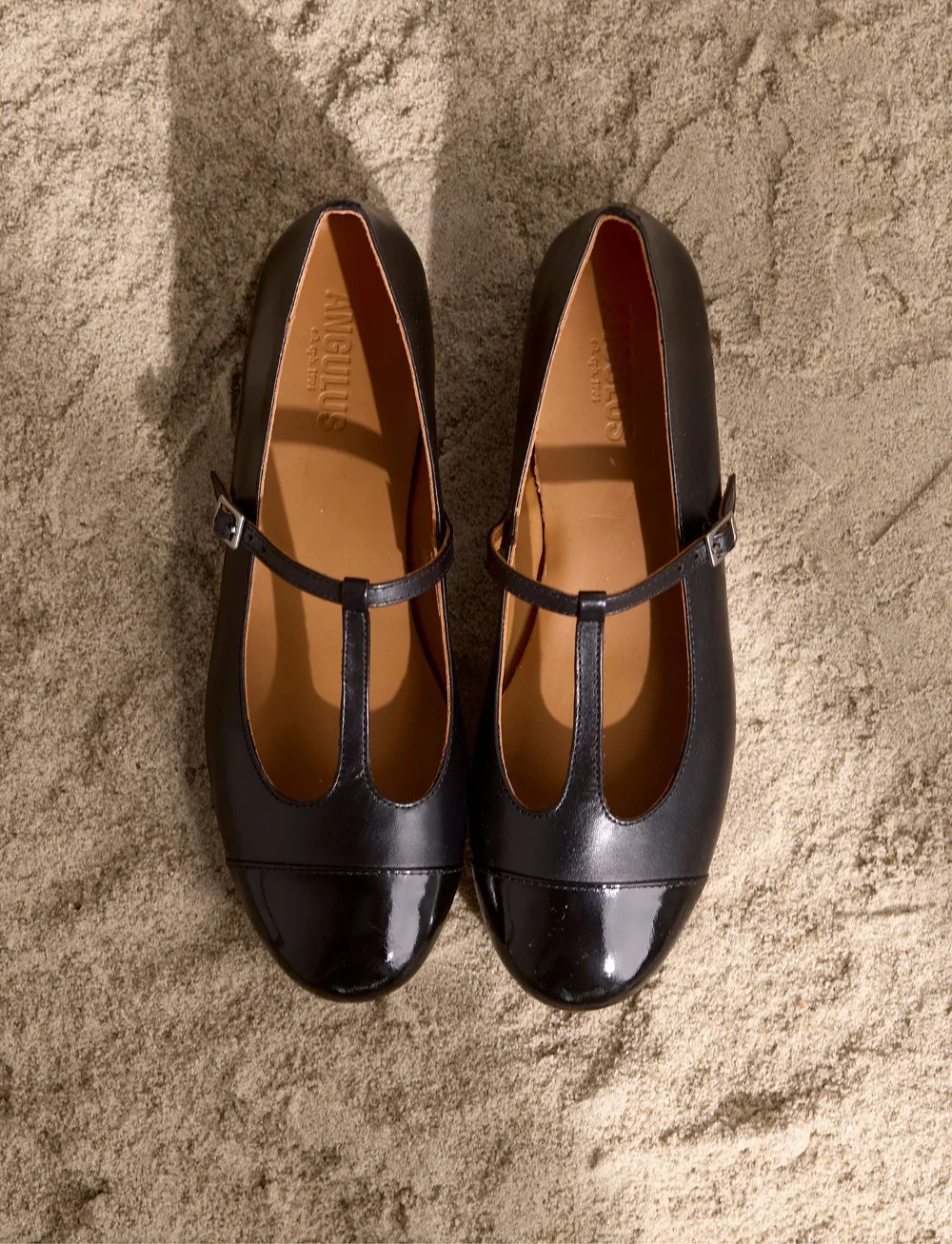 ANGULUS - Ballerina - besondere anlässe - 2320/1604 black patent/black - 0