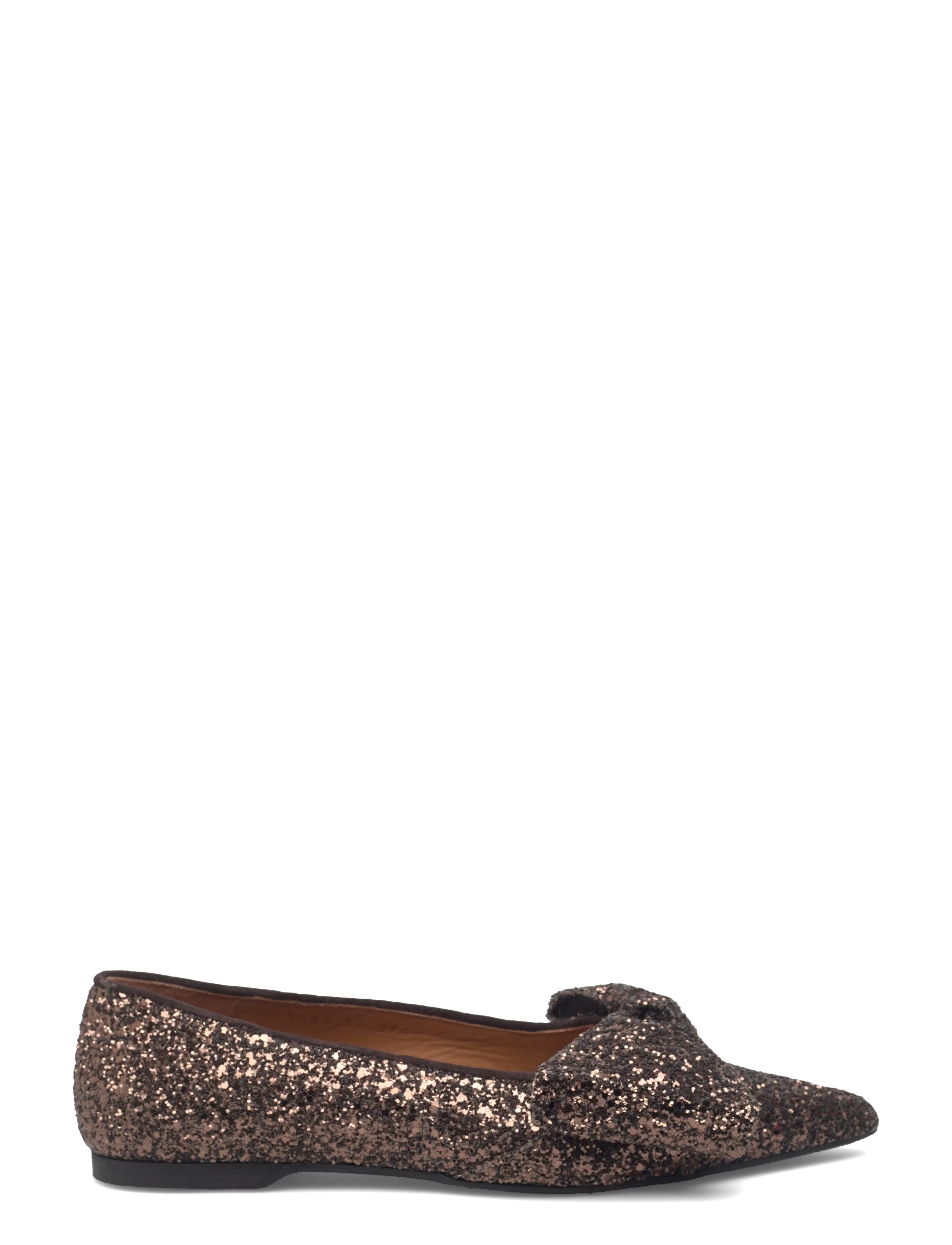 ANGULUS - Ballerina - special occasions - 2487/2193 brown glitter/dark b - 1