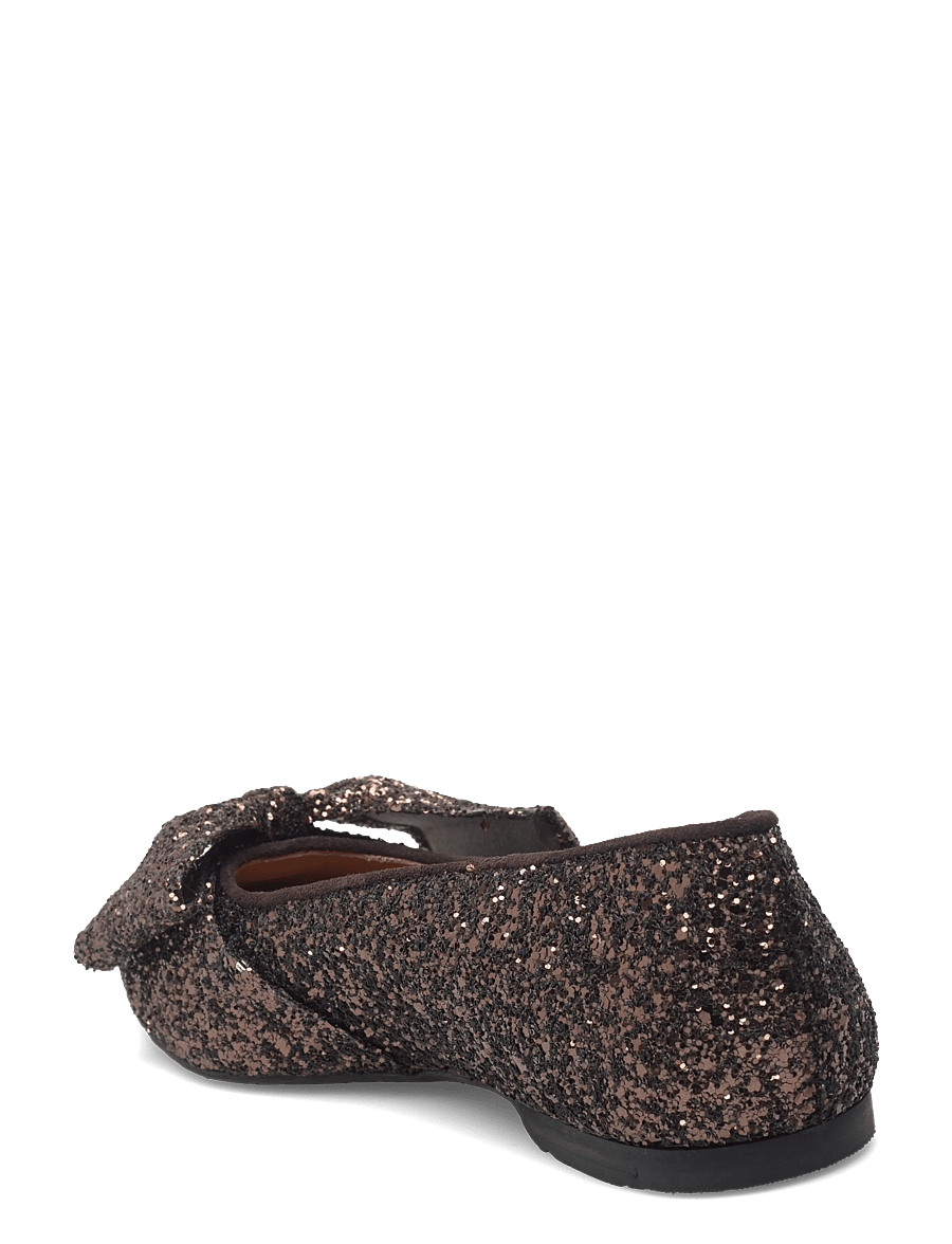 ANGULUS - Ballerina - special occasions - 2487/2193 brown glitter/dark b - 2