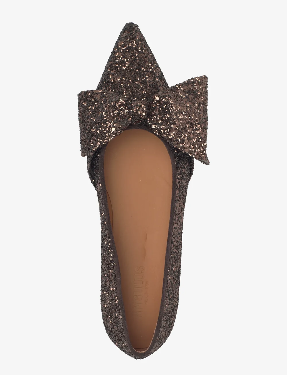 ANGULUS - Ballerina - besondere anlässe - 2487/2193 brown glitter/dark b - 3
