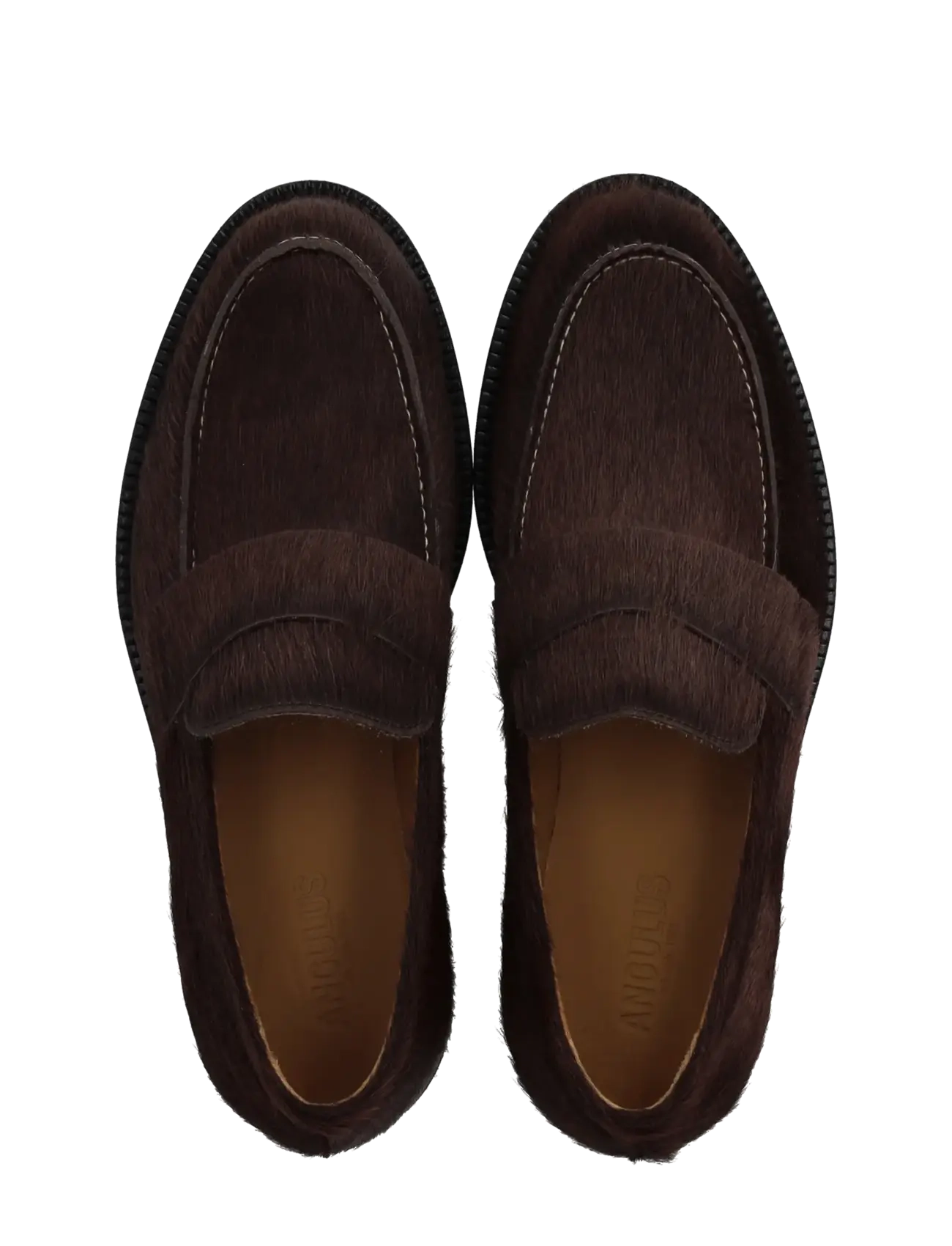 ANGULUS - Loafer - moetrendid - 4725 dark brown pony - 3