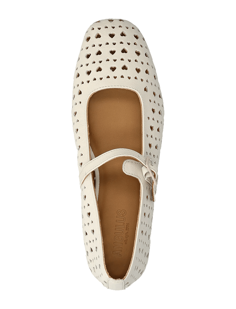 ANGULUS - Ballerina - laiviņkurpes - 4636 oatmilk - 3