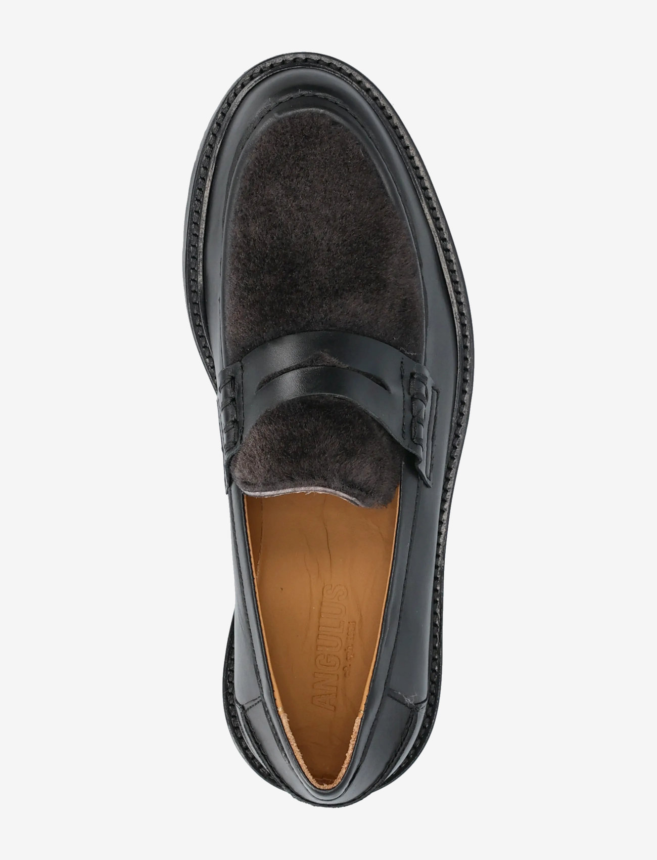 ANGULUS - Loafer - kvinder - 1604/3485 black/brown - 3