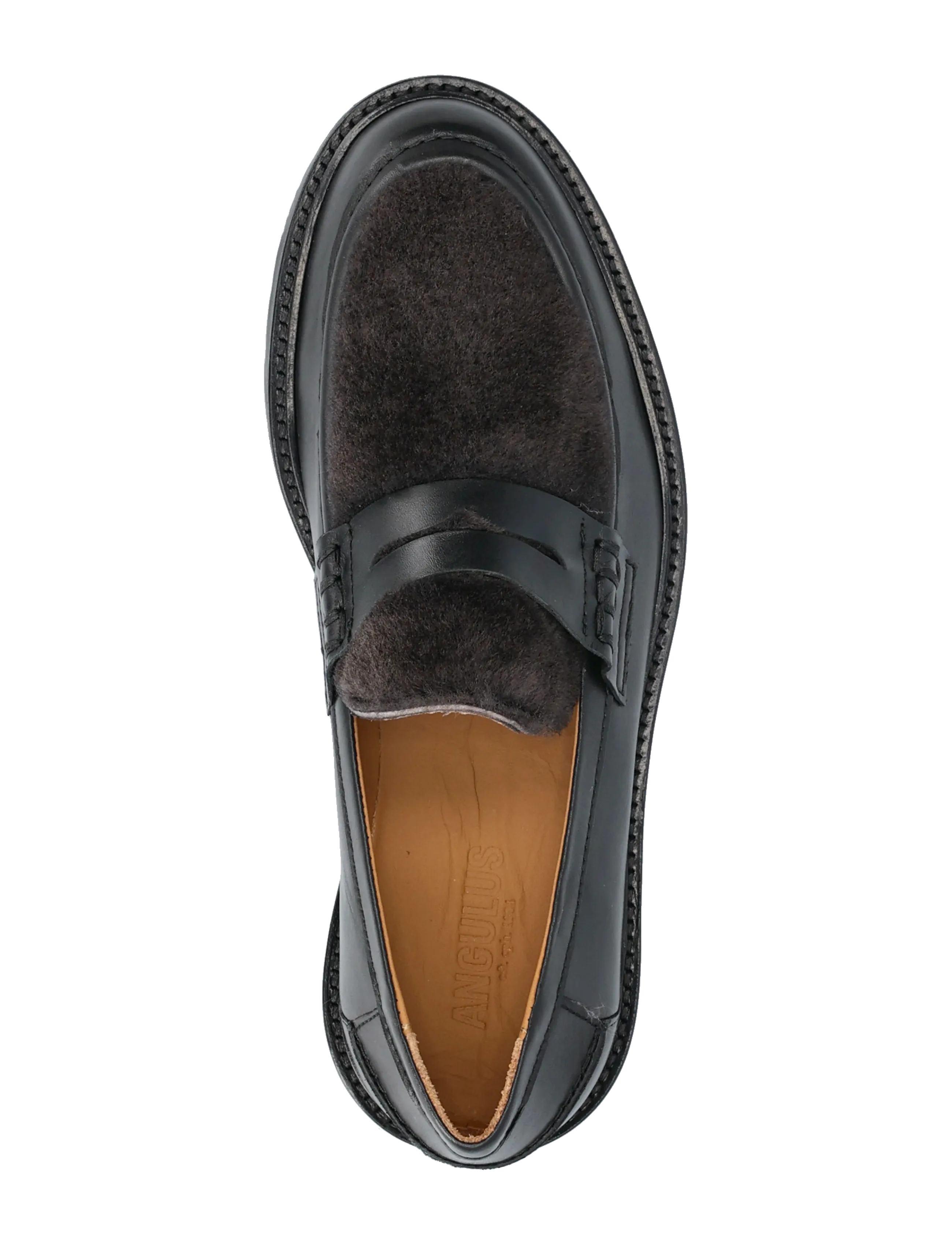 ANGULUS - Loafer - kingad - 1604/3485 black/brown - 3