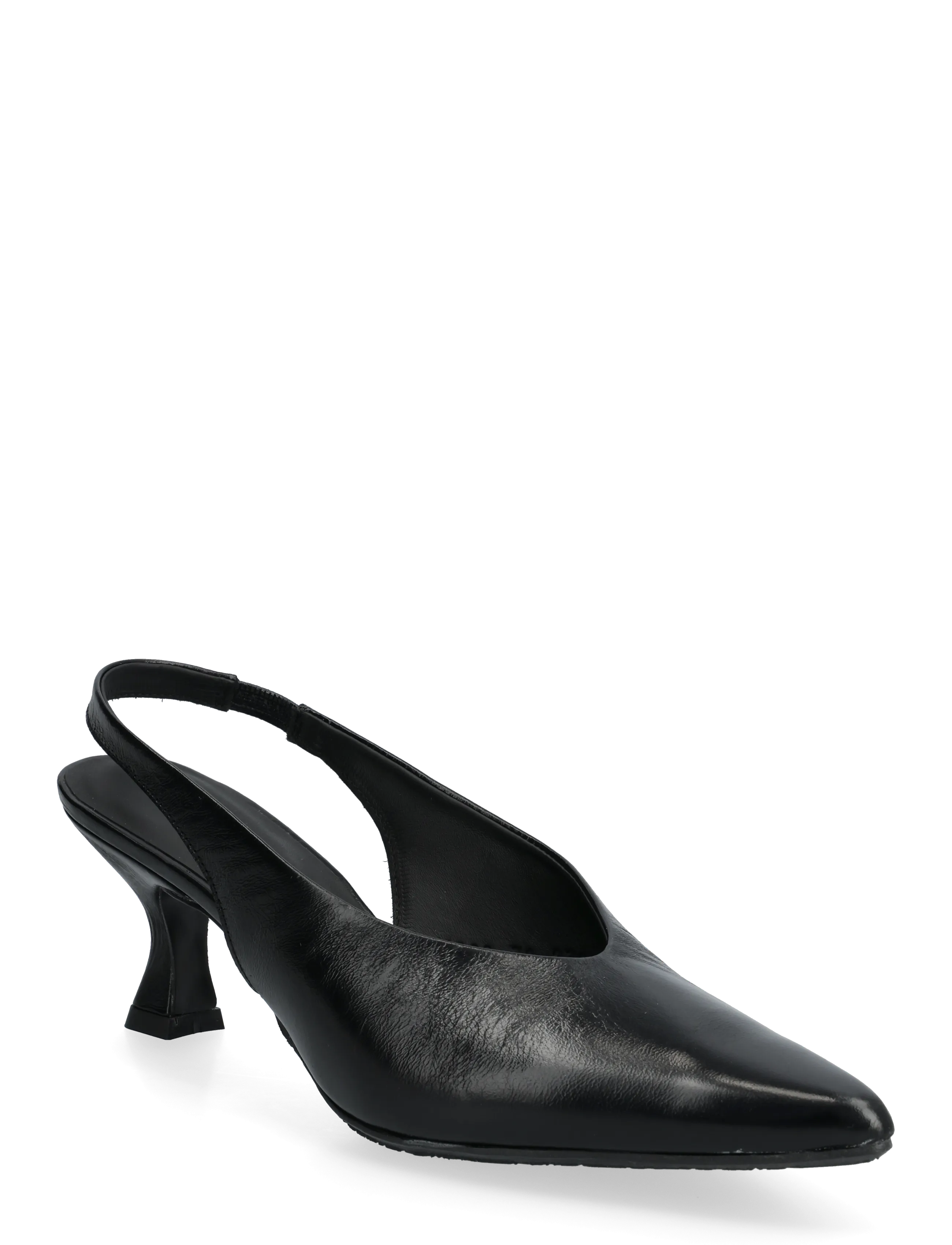 ANGULUS Sandals - Block heels - Slingbacks - 4005 BLACK / black