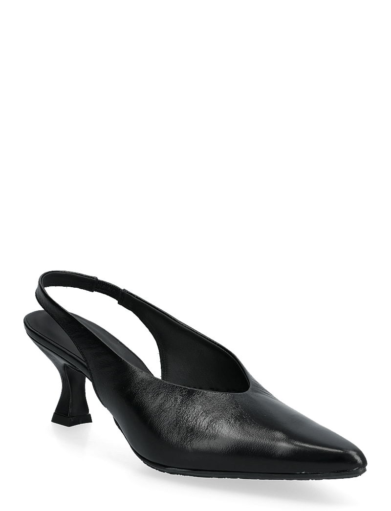 ANGULUS - Sandals - Block heels - slingbacks mit absatz - 4005 black - 0