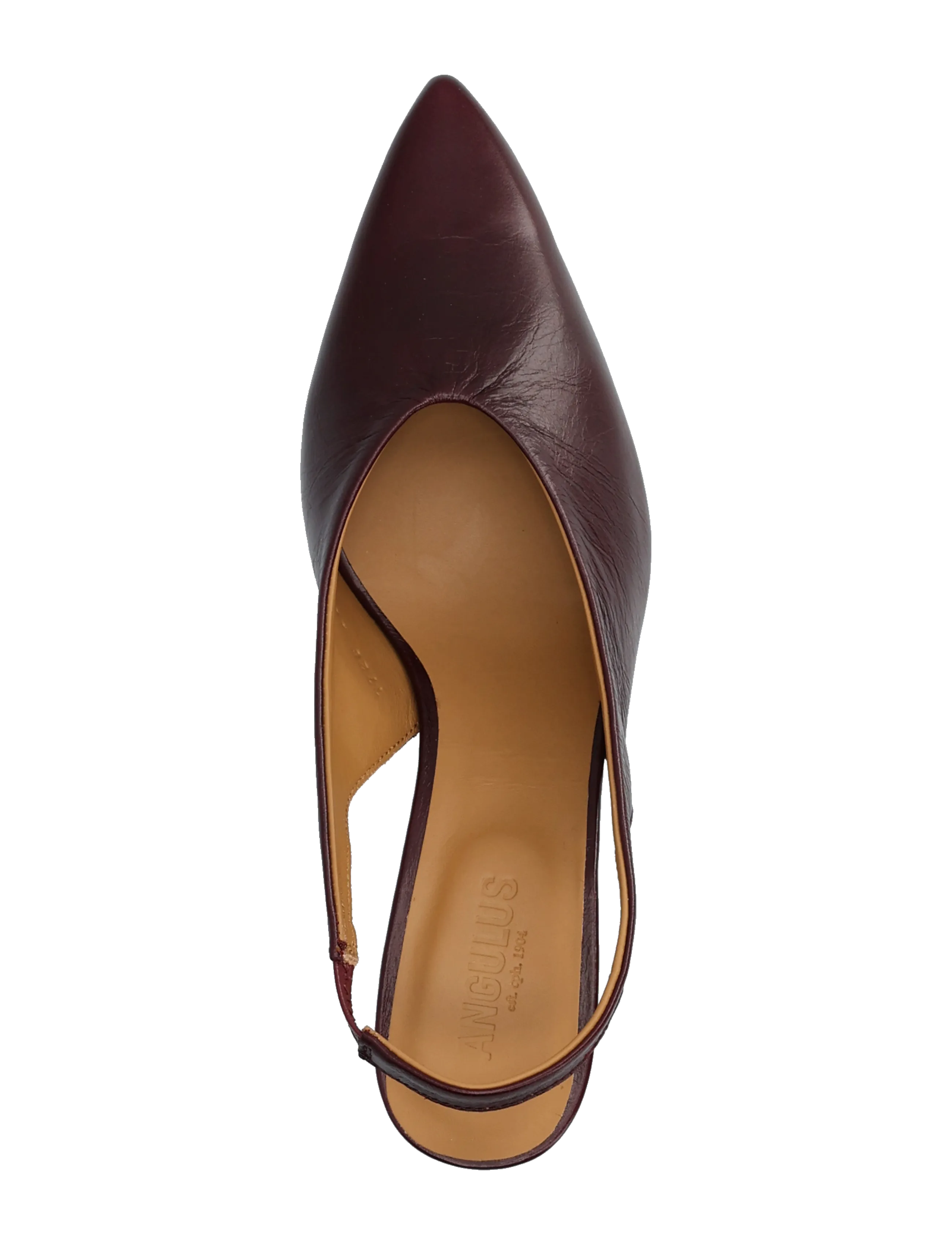 ANGULUS - Sandals - Block heels - slingbacks mit absatz - 4623 berry - 3