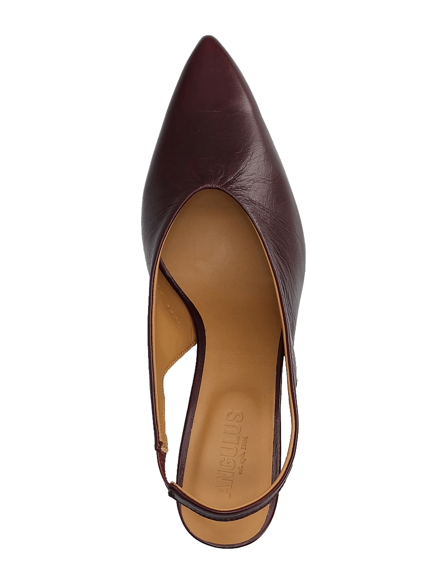 ANGULUS - Sandals - Block heels - slingbacks mit absatz - 4623 berry - 3