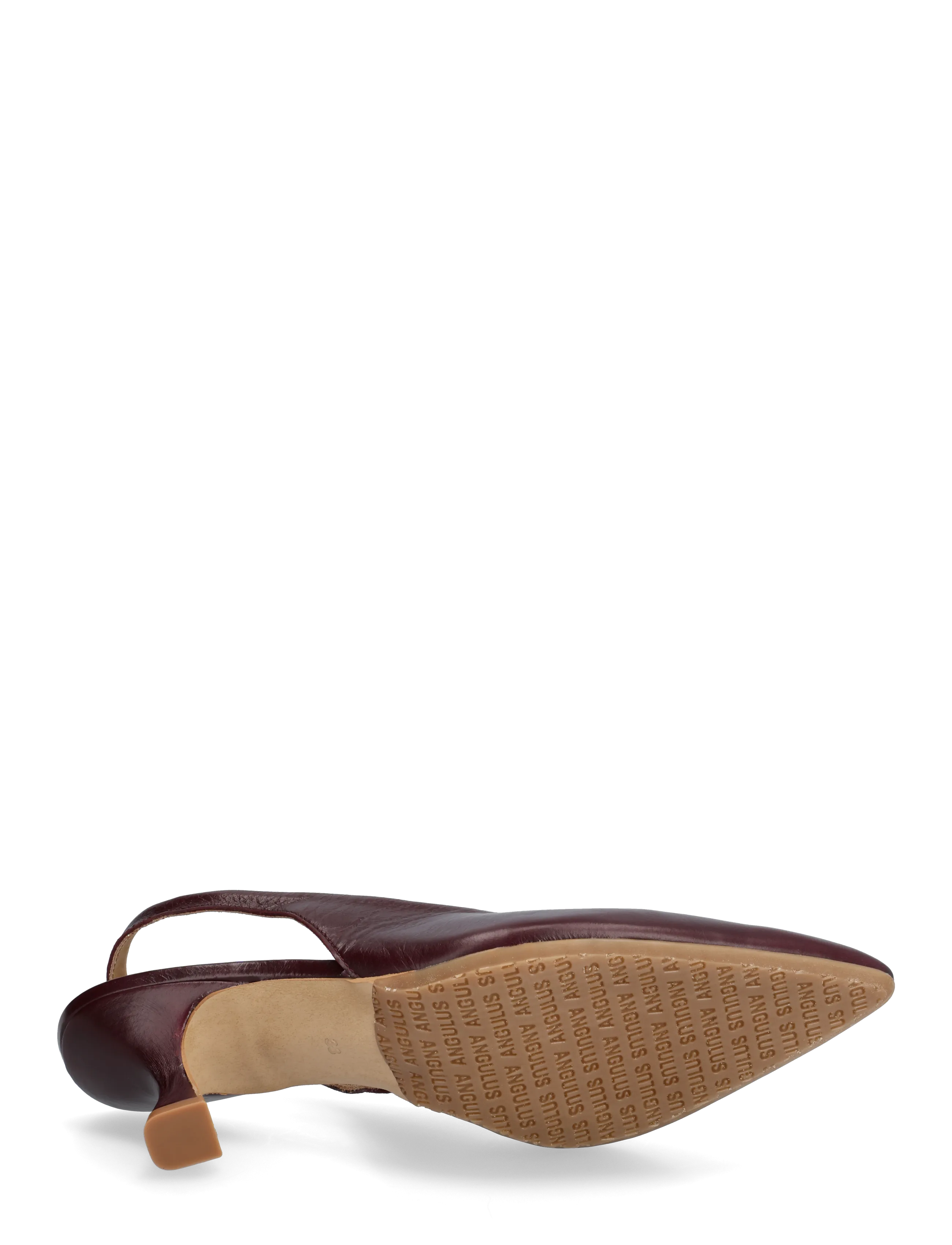ANGULUS - Sandals - Block heels - slingbacks mit absatz - 4623 berry - 4