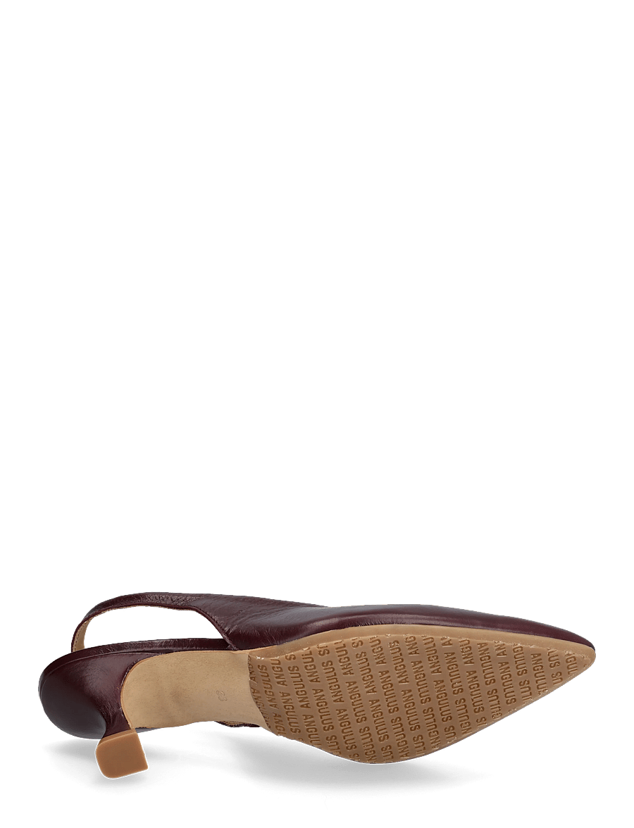 ANGULUS - Sandals - Block heels - slingbacks mit absatz - 4623 berry - 4
