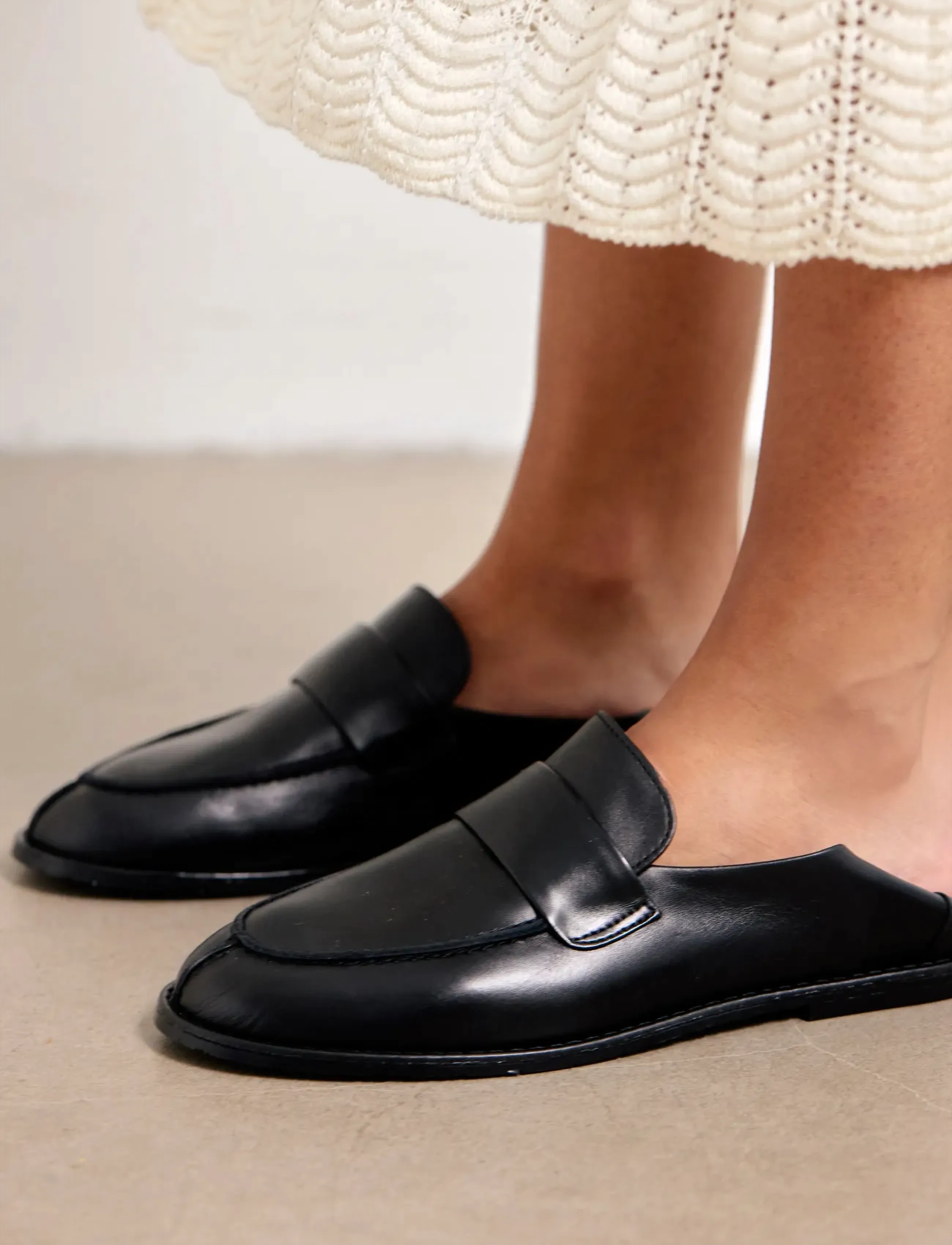 ANGULUS Loafer, 39, Loafers, Schwarz - Flat Frauen
