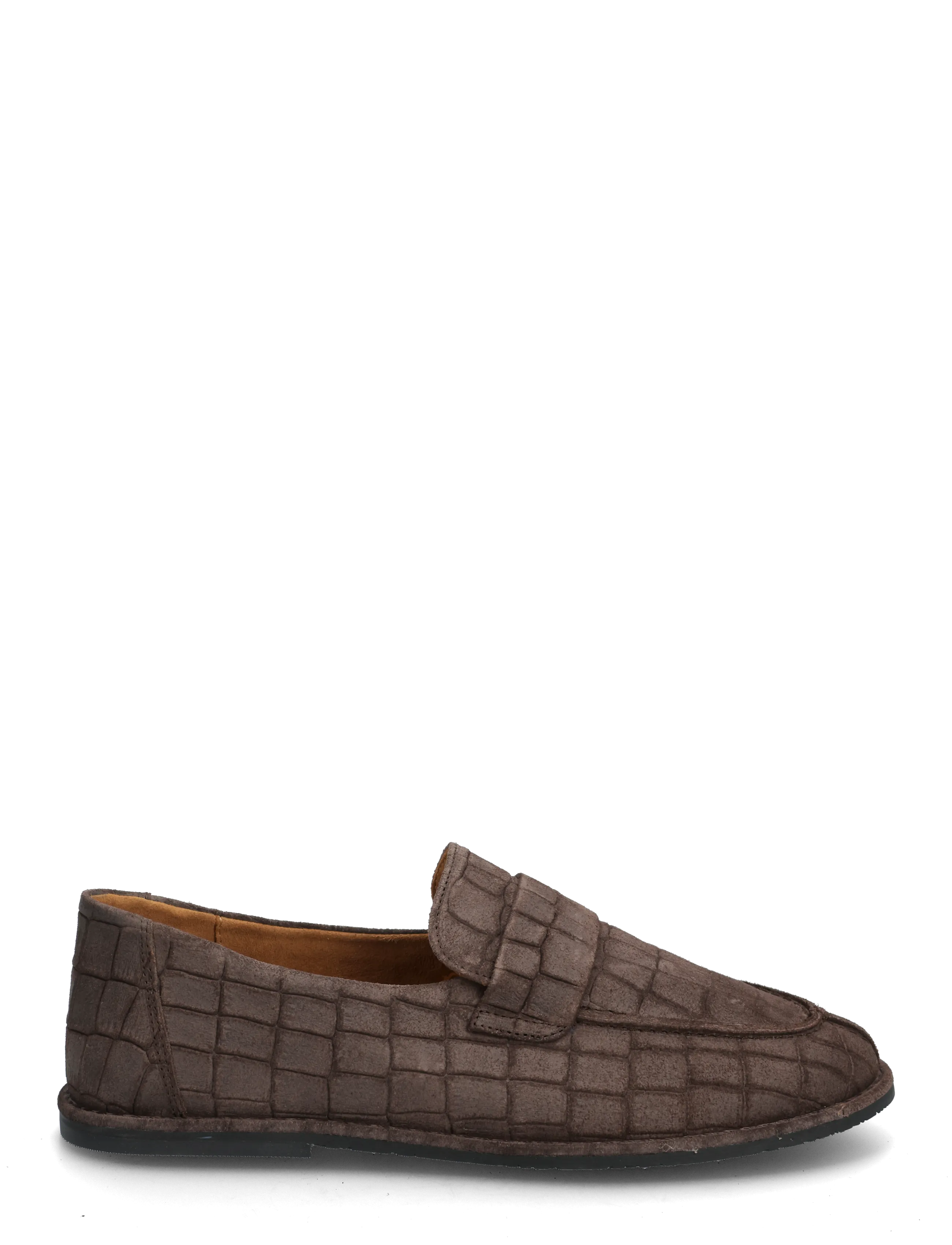 ANGULUS - Loafer - nevarstomieji bateliai - 4640 dark brown croco - 1
