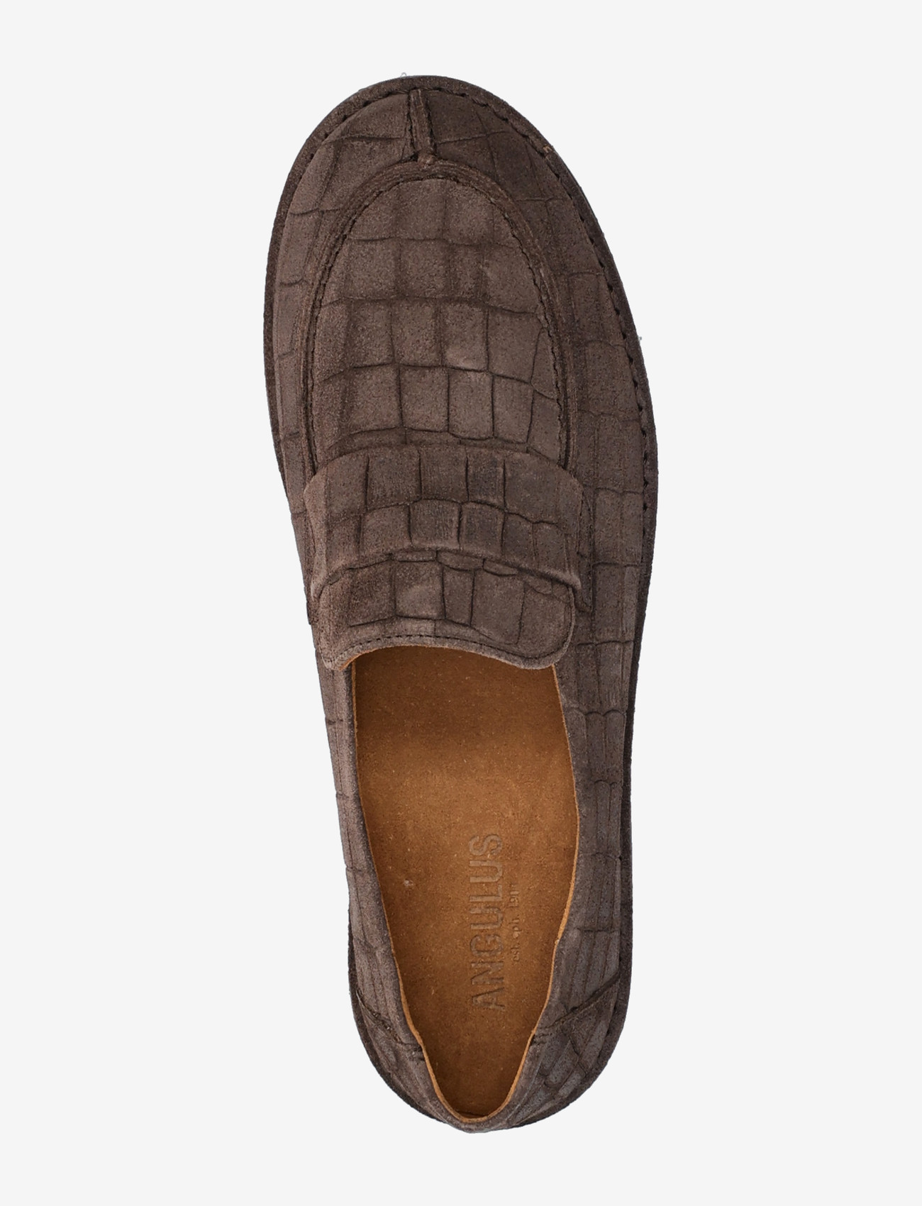 ANGULUS - Loafer - kingad - 4640 dark brown croco - 3