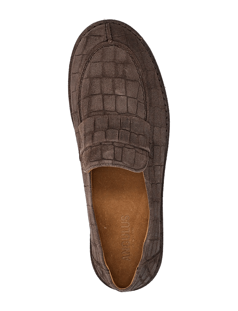 ANGULUS - Loafer - moetrendid - 4640 dark brown croco - 3