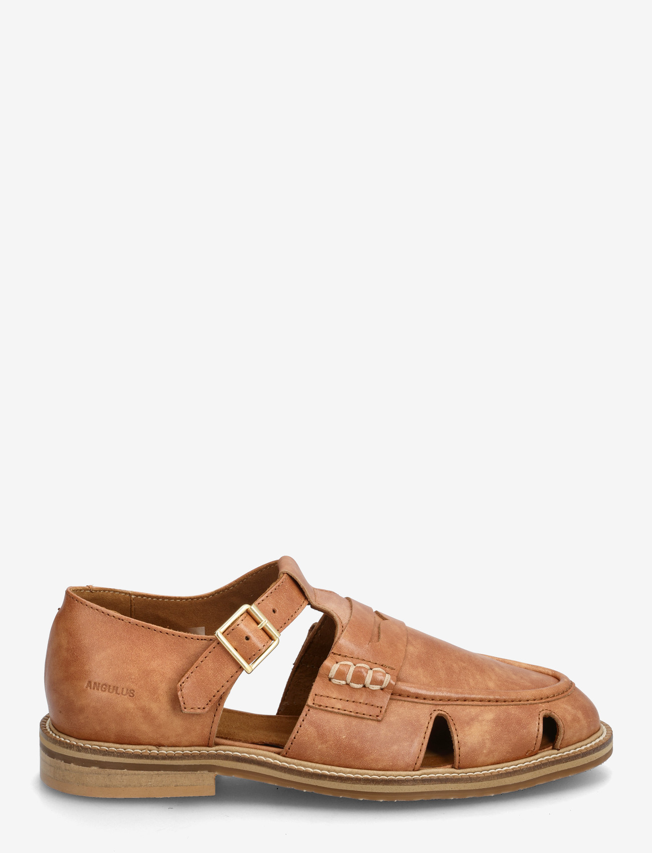 ANGULUS - Loafer - platta sandaler - 3637 tan - 0
