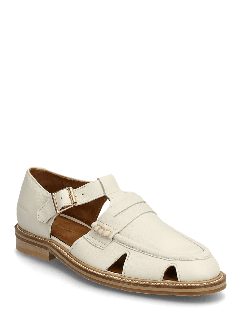 ANGULUS - Loafer - flache sandalen - 4636 oatmilk - 1