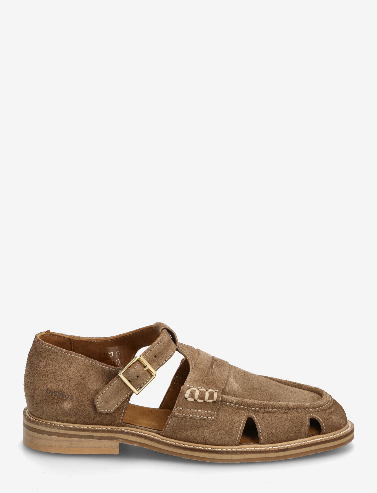 ANGULUS - Loafer - flade sandaler - 4638 dessert - 1
