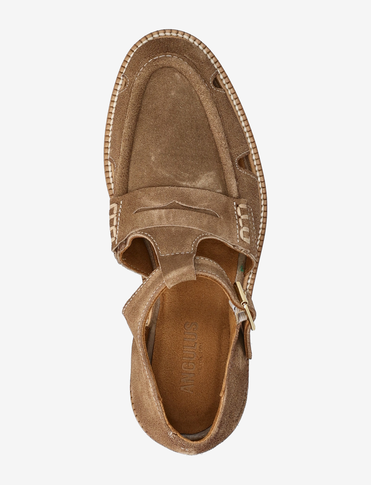 ANGULUS - Loafer - flade sandaler - 4638 dessert - 3