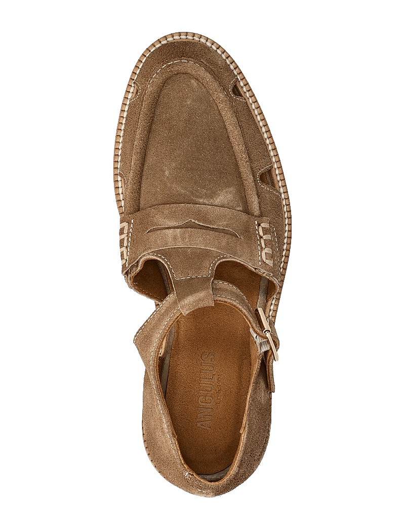 ANGULUS - Loafer - flade sandaler - 4638 dessert - 3