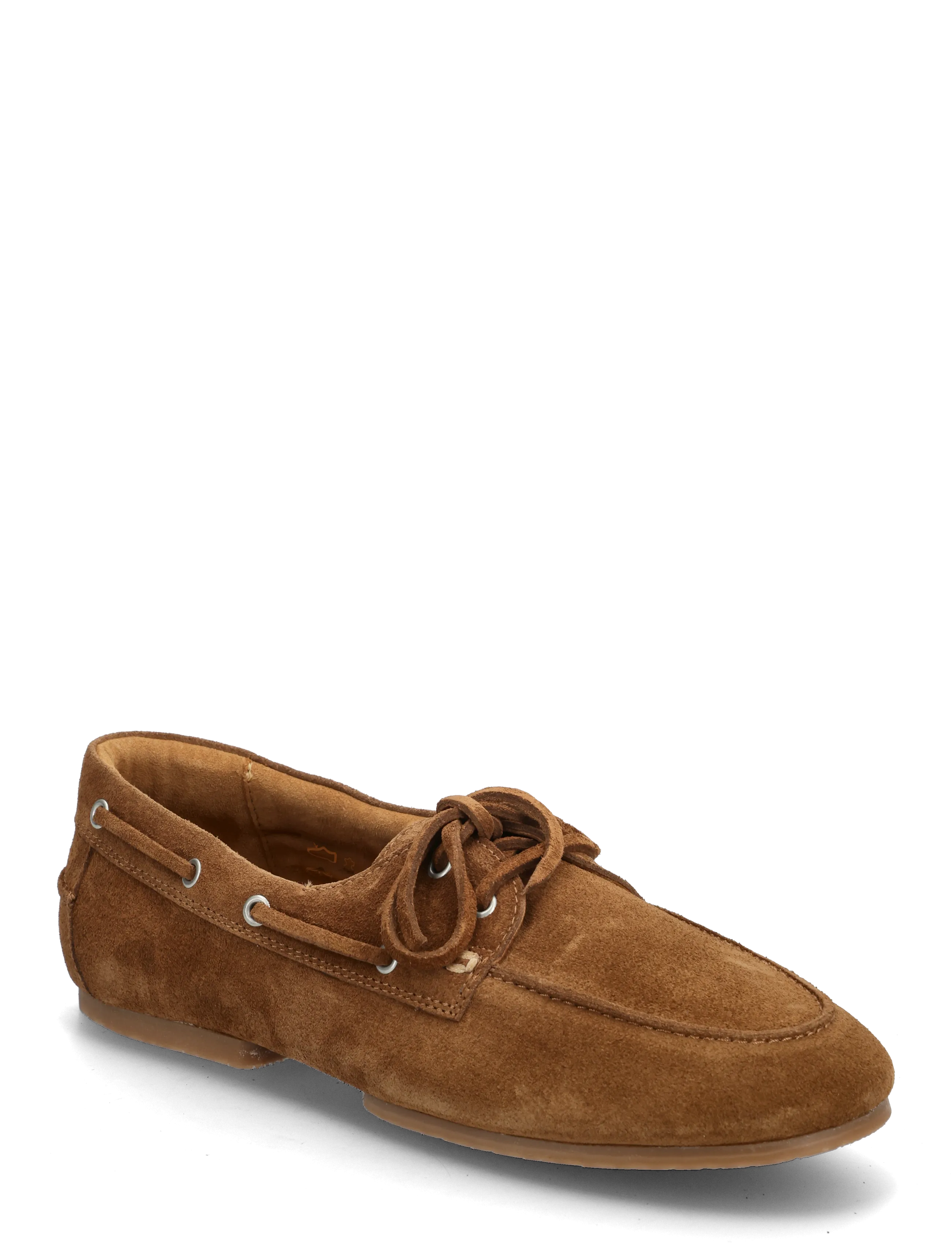 ANGULUS Shoes Flat, Kvinder, Bådsko, Brun, Str: 37.5