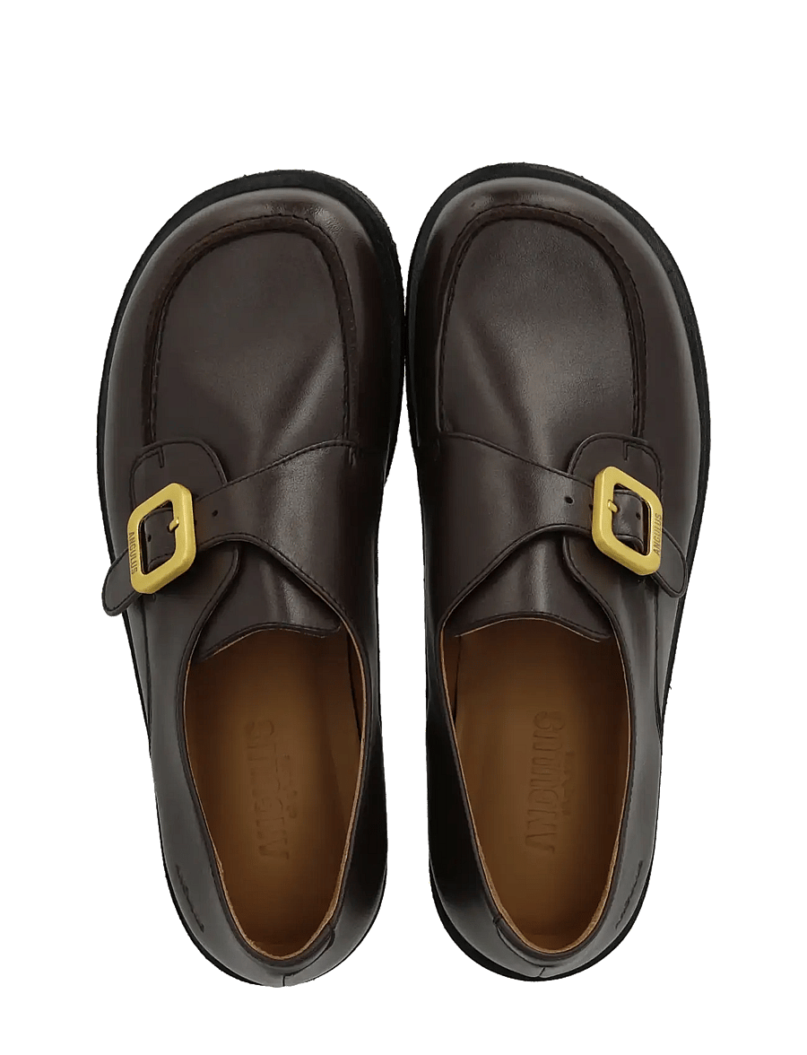 ANGULUS - Shoes - flat - with buckle - modetrends - 2962 brown - 3