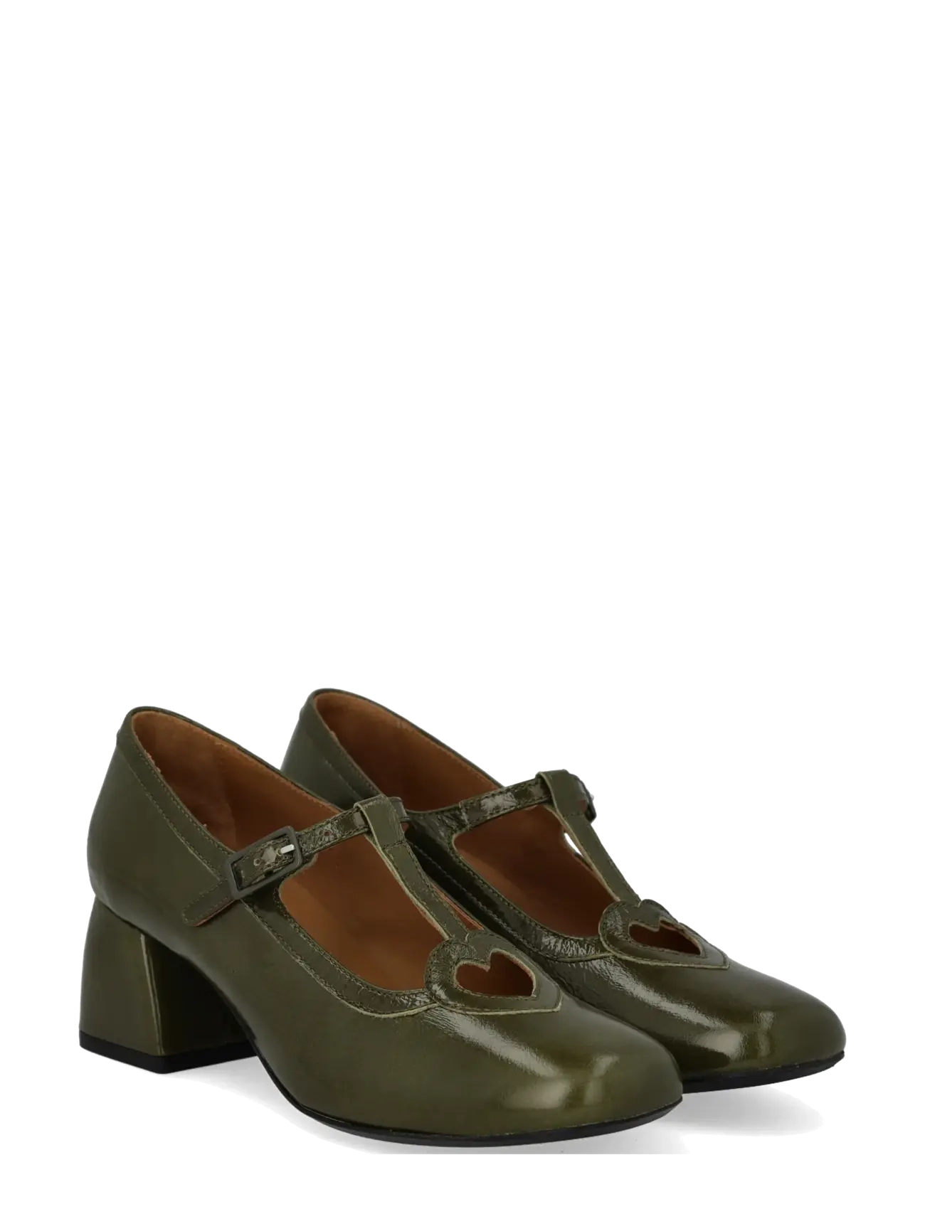 ANGULUS Pump, 39, Heels, Khakigrün - Pumps, Frauen