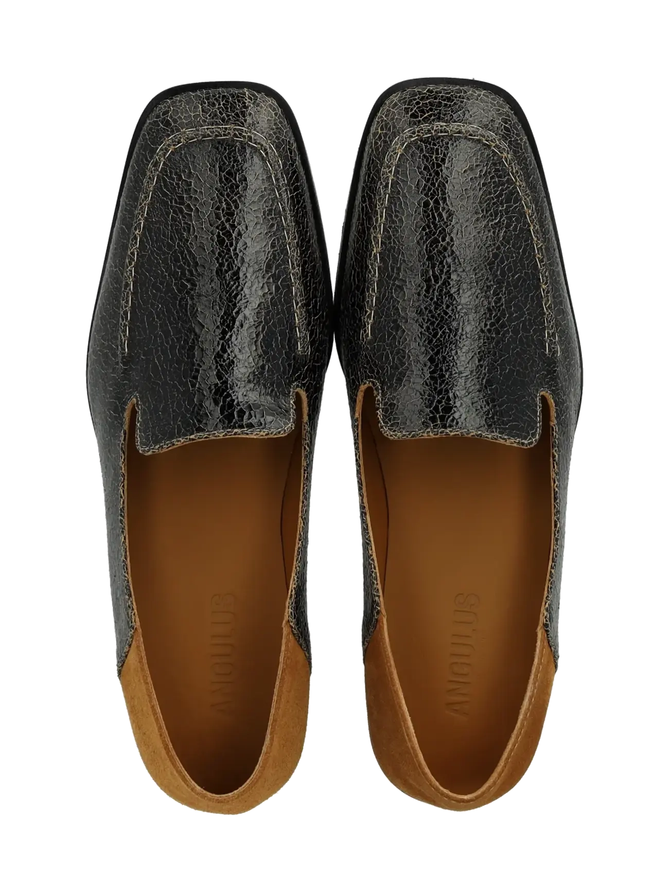 ANGULUS - Loafer - modetrends - 4726/1168 black nature cracked - 3