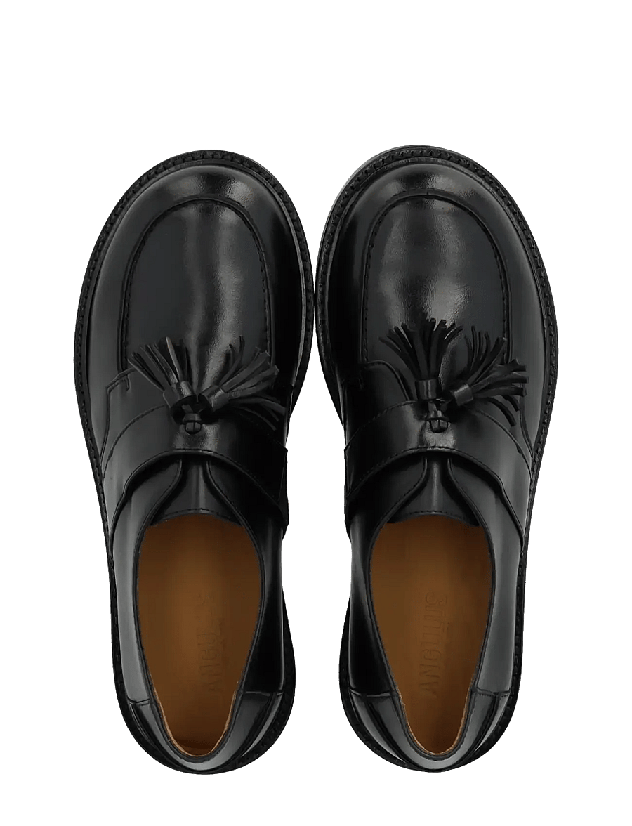 ANGULUS - Loafer - moetrendid - 1604/001 black/black - 3