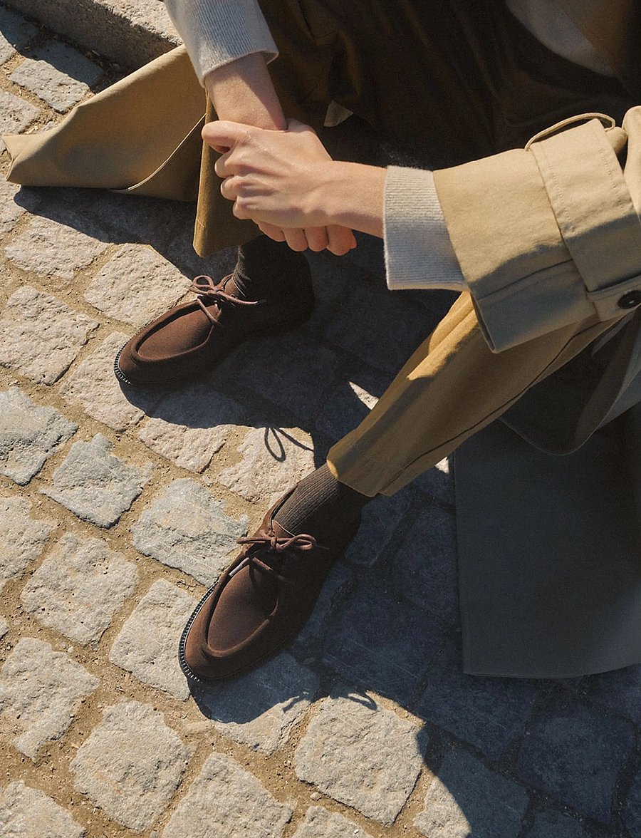 ANGULUS - Shoes - flat - with lace - boat shoes - 2193 dark brown - 5