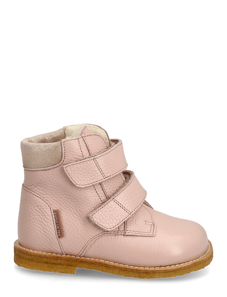 ANGULUS - Boots - flat - with velcro - skor - 3241/4018 rosebud/rose glitter - 1