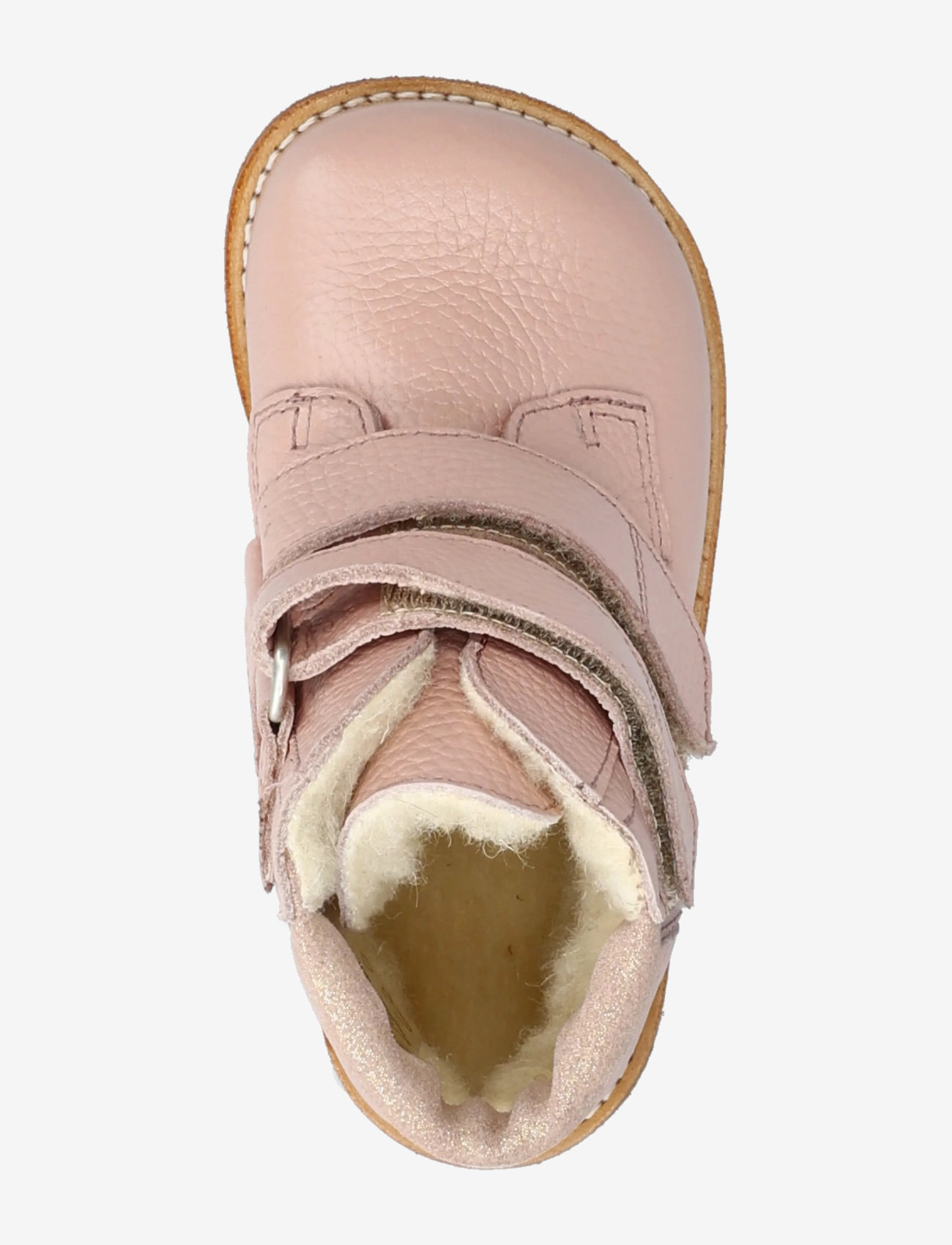 ANGULUS - Boots - flat - with velcro - efterårssko - 3241/4018 rosebud/rose glitter - 3