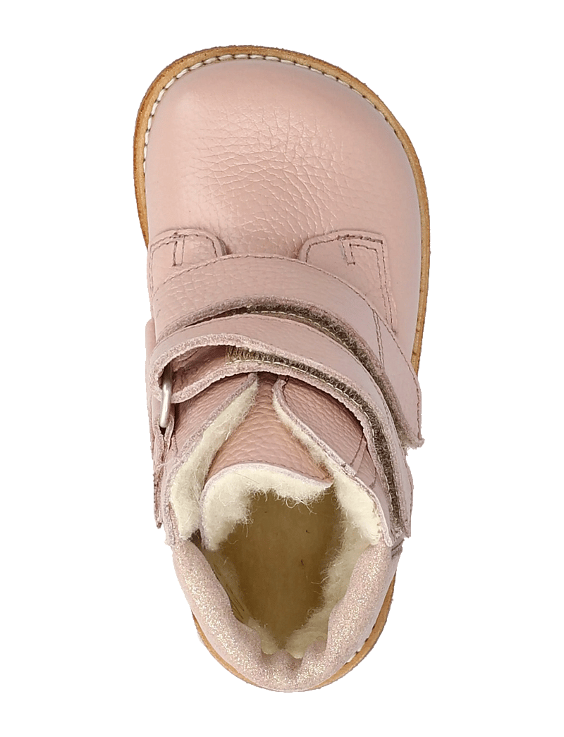 ANGULUS - Boots - flat - with velcro - sko - 3241/4018 rosebud/rose glitter - 3