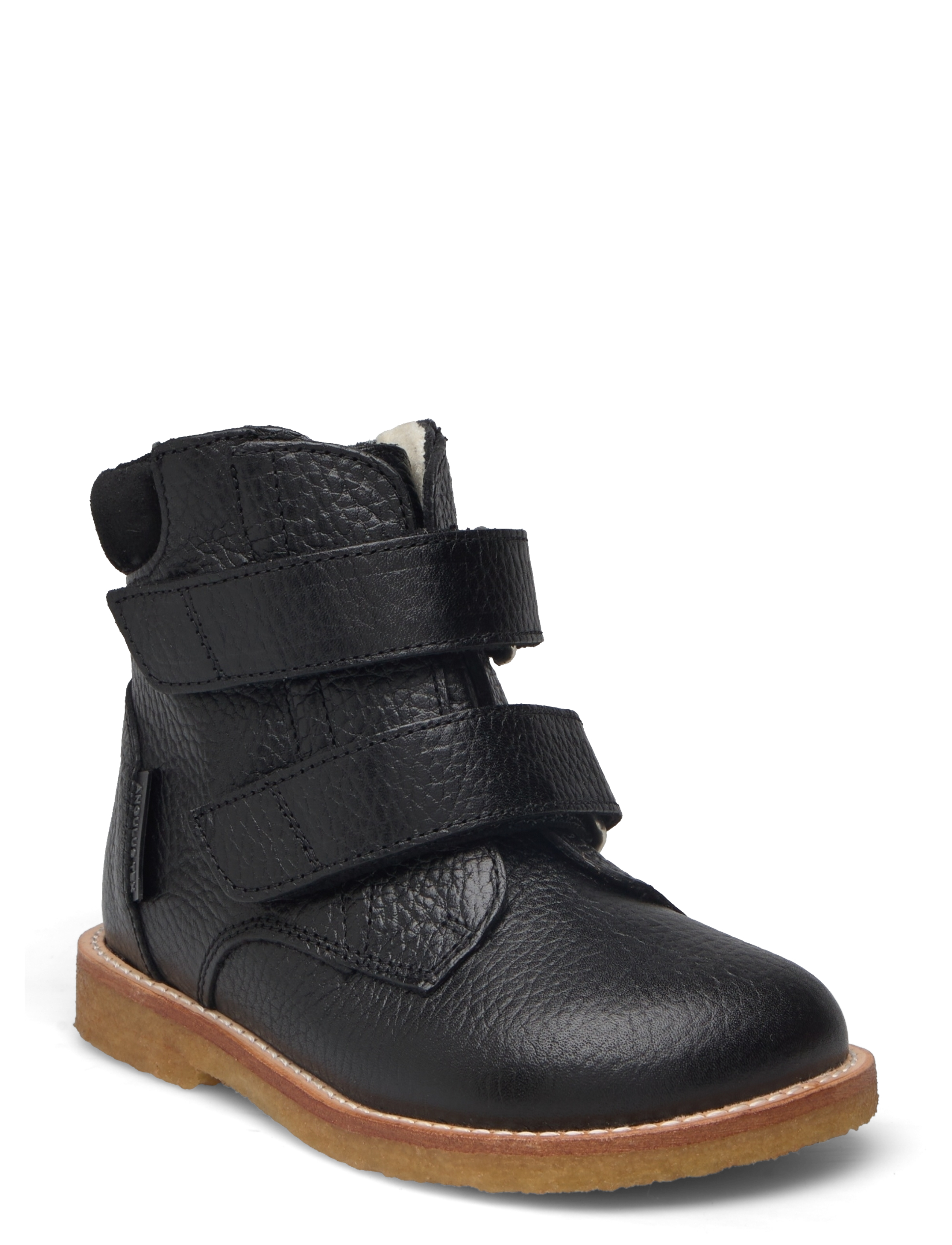 ANGULUS Boots - flat - with velcro - Vinterstøvler - 2504/1163 BLACK/BLACK / black