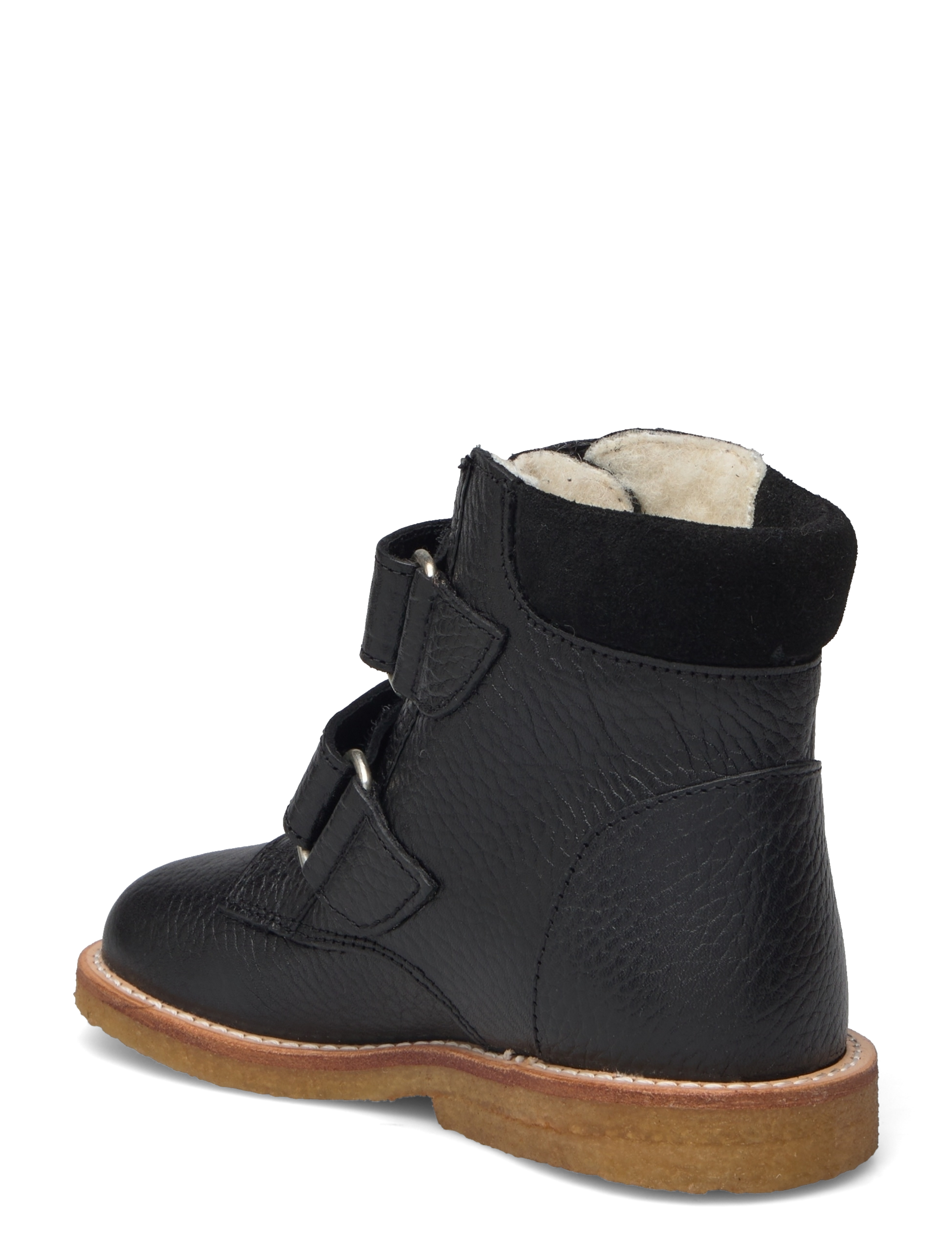 ANGULUS - Boots - flat - with velcro - efterårssko - 2504/1163 black/black - 2